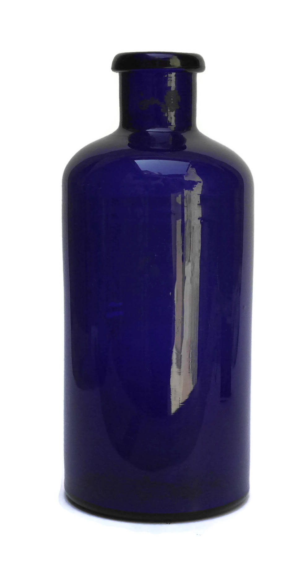 Antique Cobalt Blue Glass Apothecary Jar.