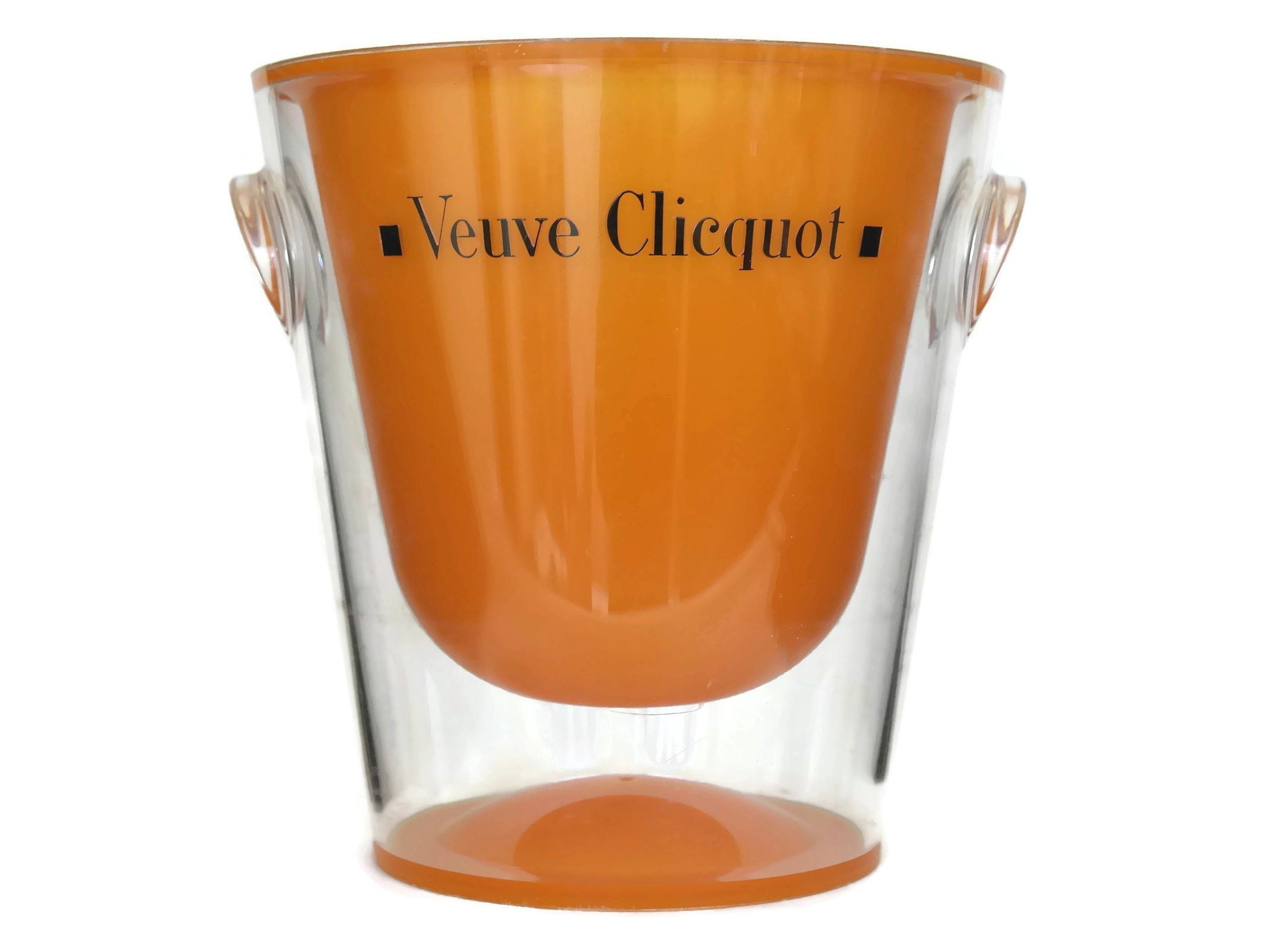 Veuve Clicquot Champagne Flute Plastic Glass Ice Bucket Dishwasher