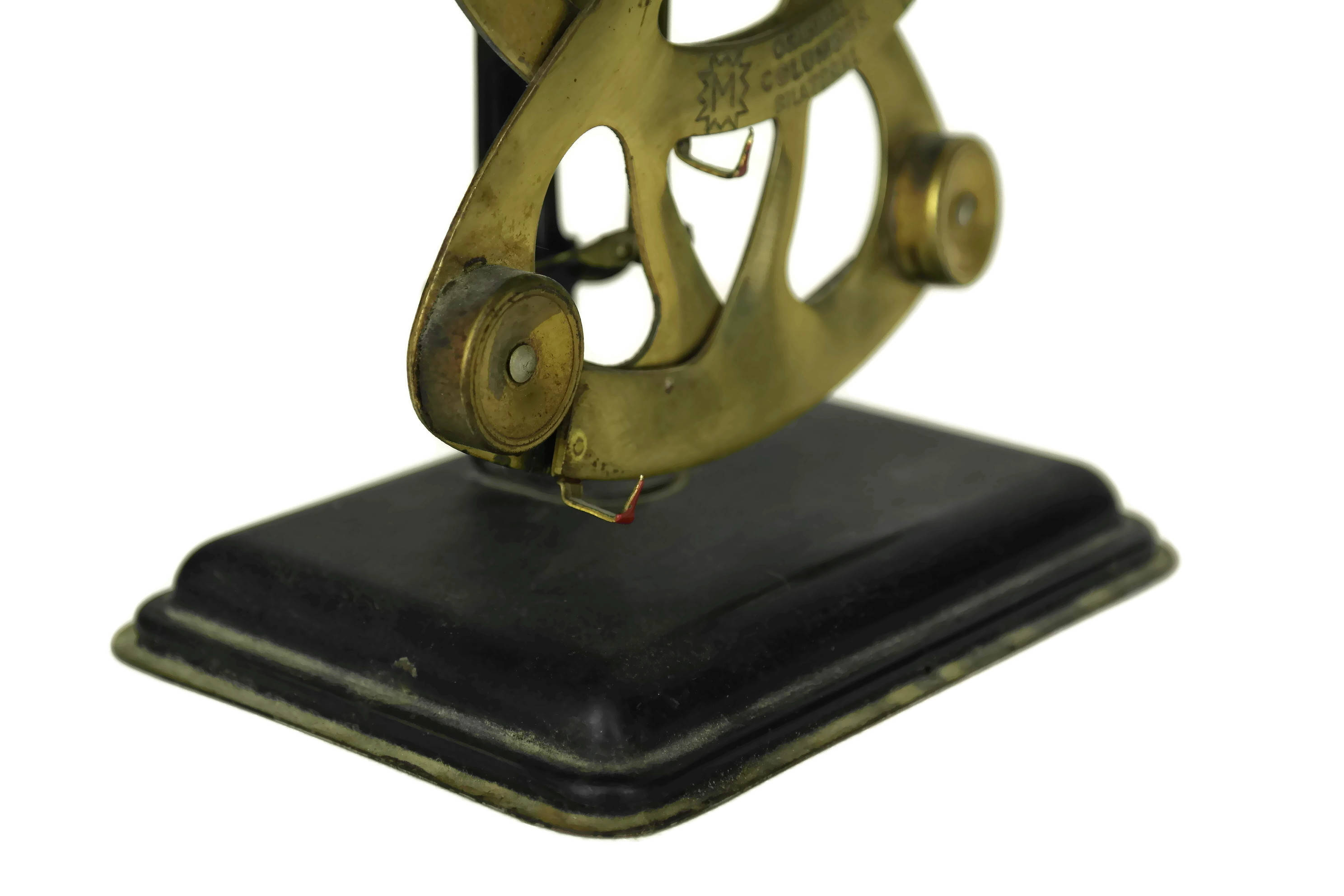 Antique Postal Scale. Original Columbus Bilateral. German Brass Letter
