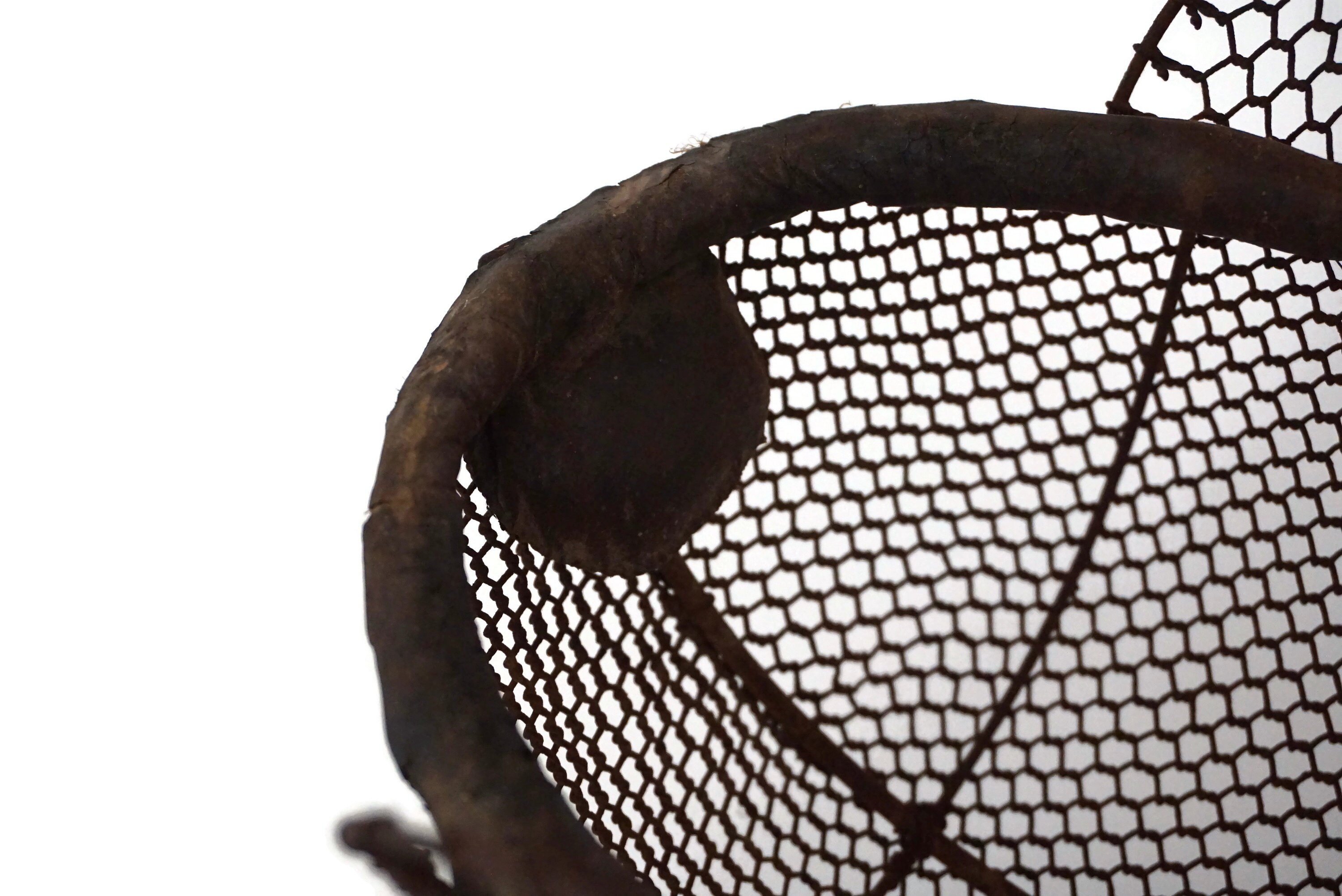 Antique French Fencing Mask, Sports Equipment and Decor, Wire Mesh Cage