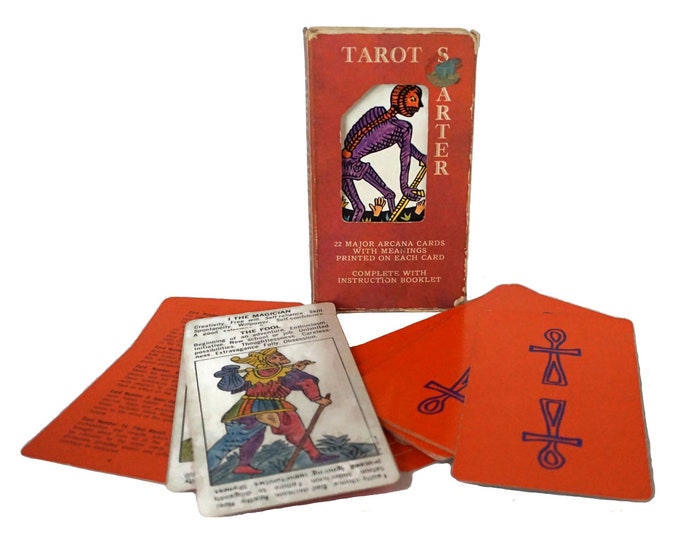 Tarot Card Starter Deck by AG Muller, Vintage Fortune Telling and Divination Gifts