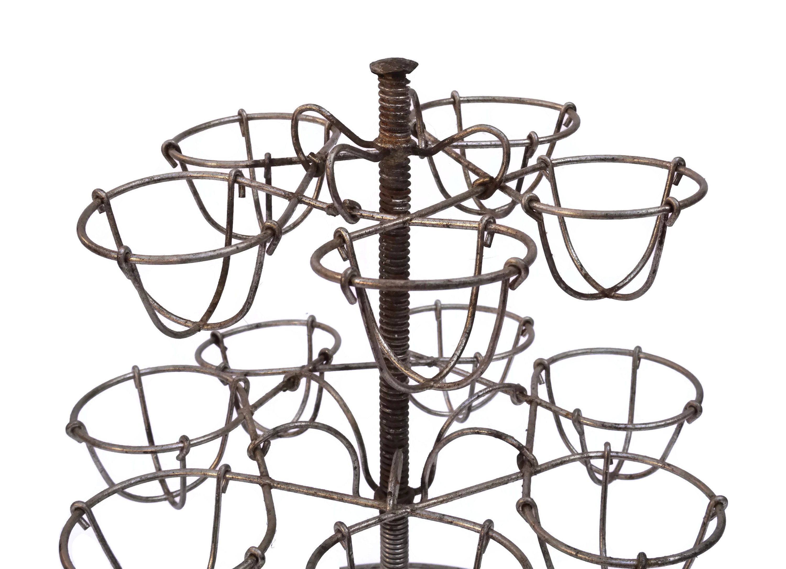 Vintage French Wire Egg Holder