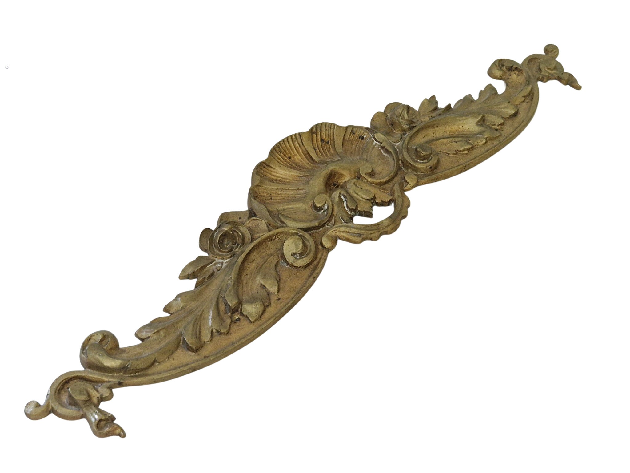 Antique French Bronze Furniture Pediment, 19th Century Furniture Molding