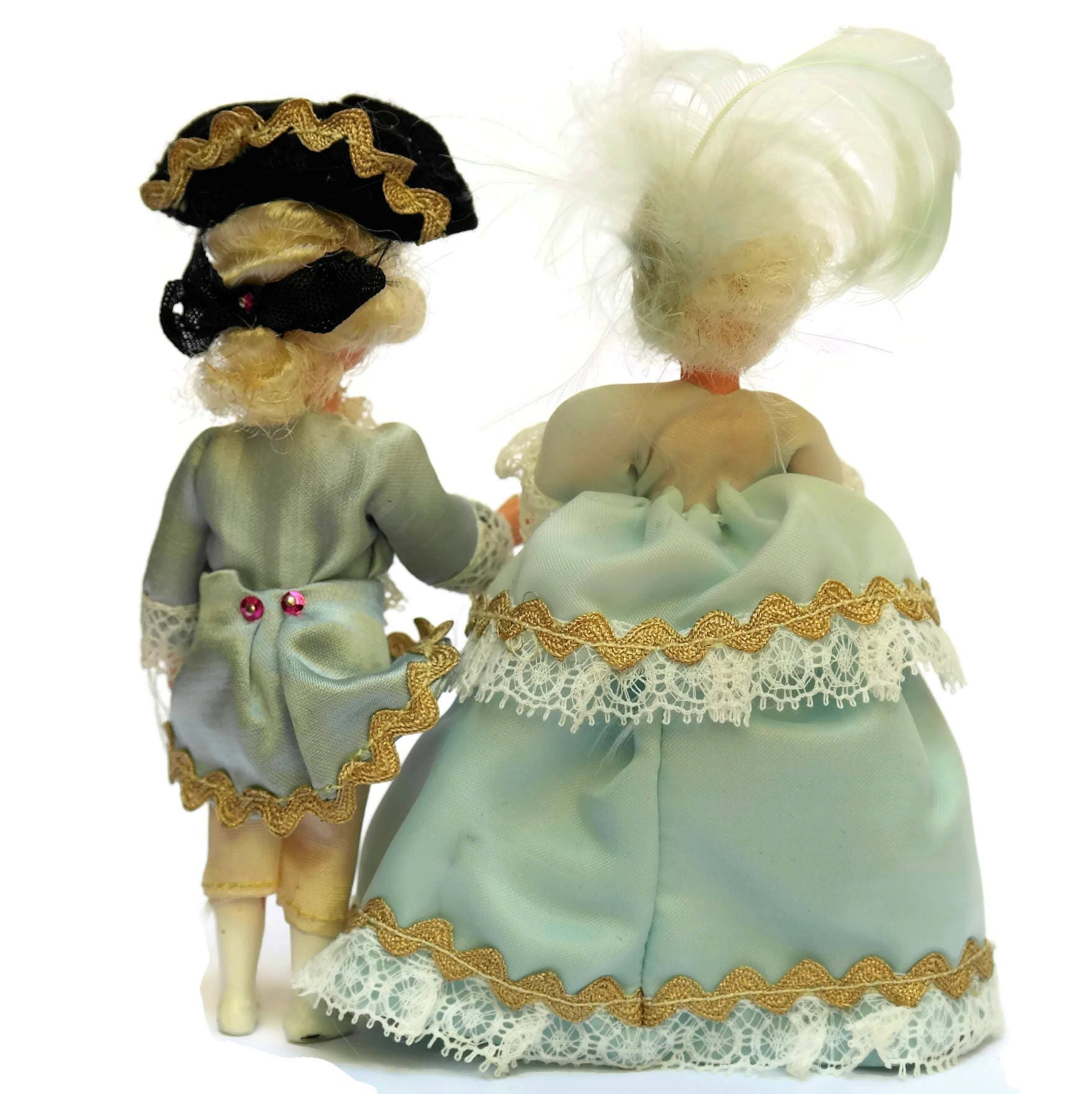 Vintage Louis Xvi And Marie Antoinette Dolls Versailles