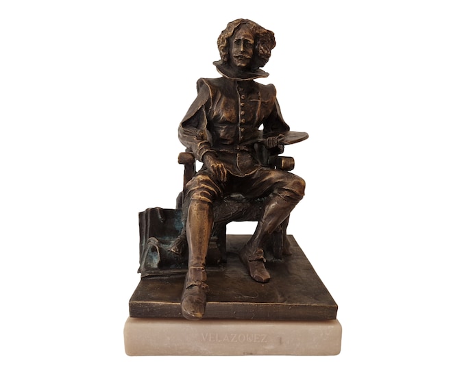 Diego Velazquez Resin Figurine, Museum Art Reproduction Statuette