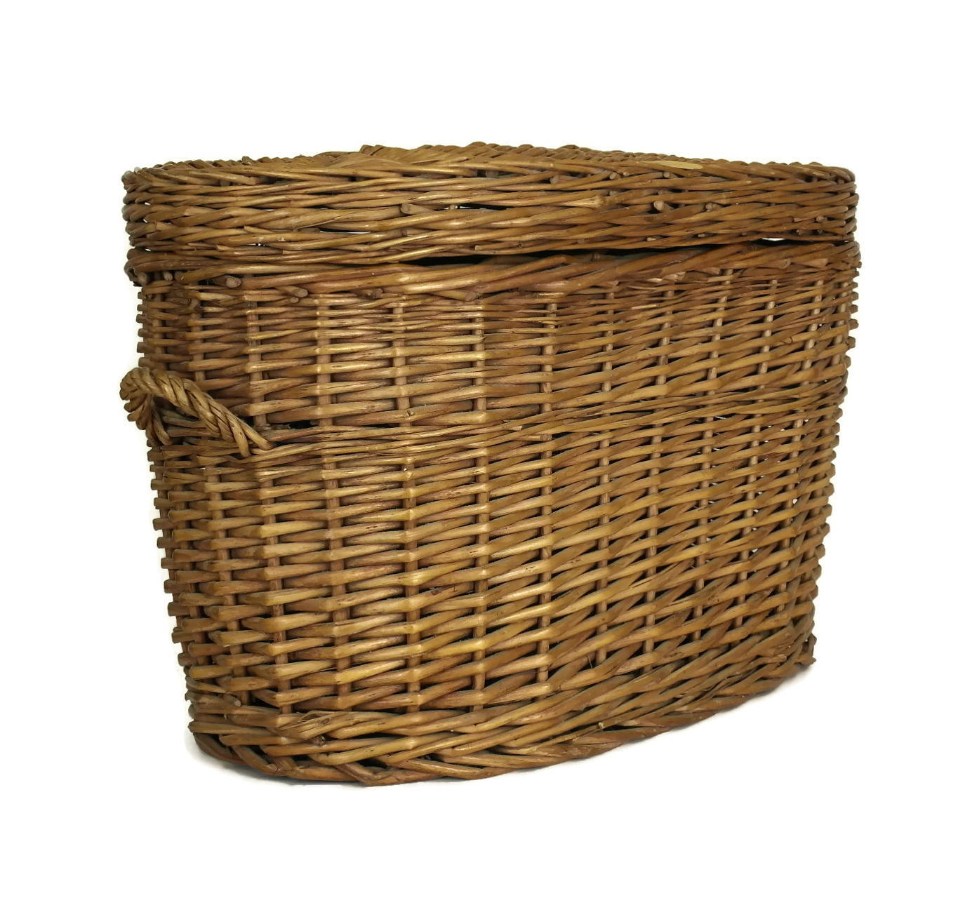 French Laundry Basket with Lid.
