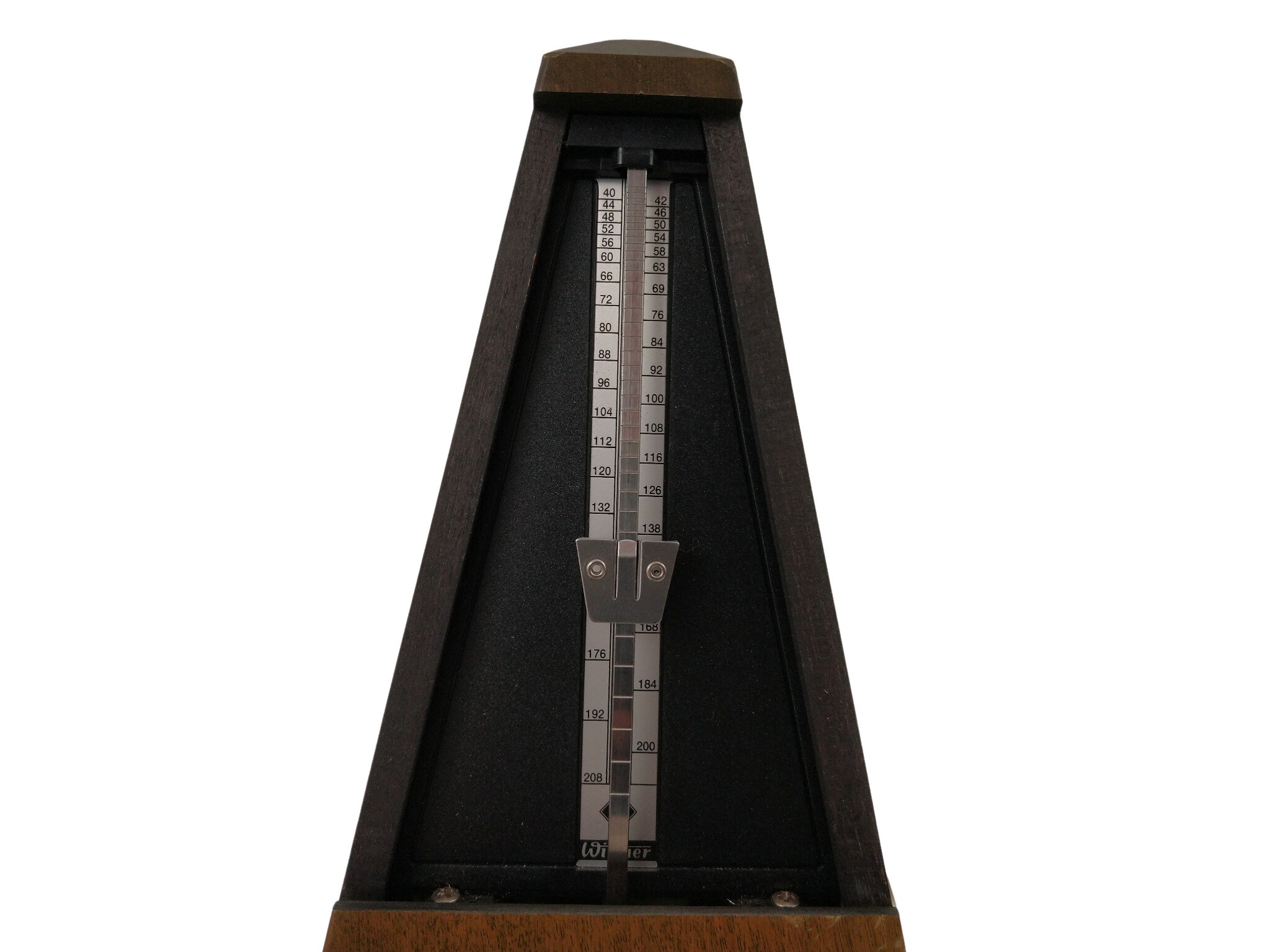Vintage Wooden Wittner Metronome, Key Wound Walnut Wood Series 800
