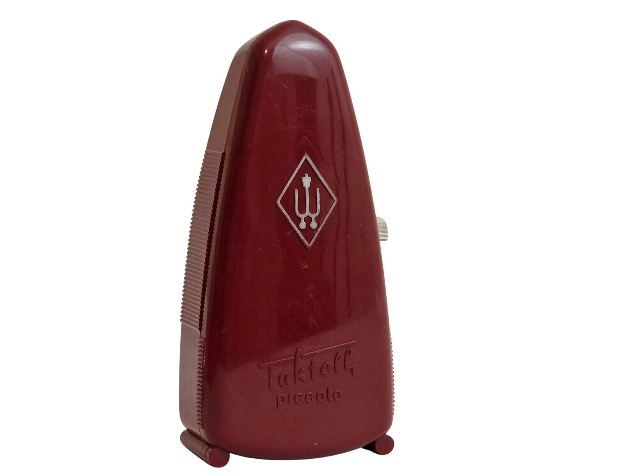 Vintage Red Taktell Metronome by Wittner, Piccolo Serie 830, Music Student Gift