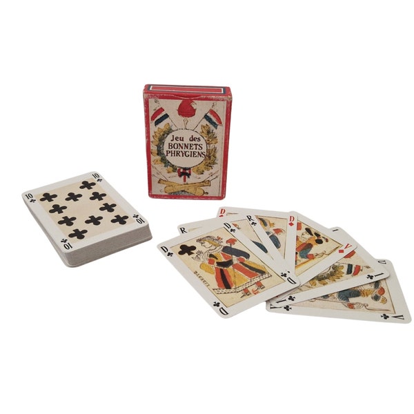 French Revolution Playing Cards Deck with 18th Century Illustrations by Editions Dusserre