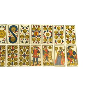 Divination Tarot of Marseille Deck by BP Grimaud, Vintage French Fortune Telling Cards image 9