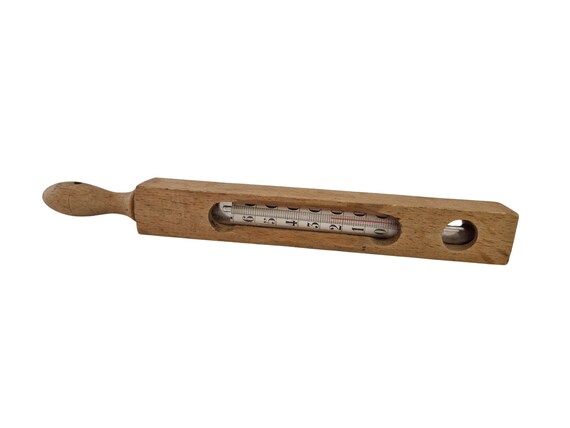 Thermomètre de bain flottant pour bébé en bois - Redecker