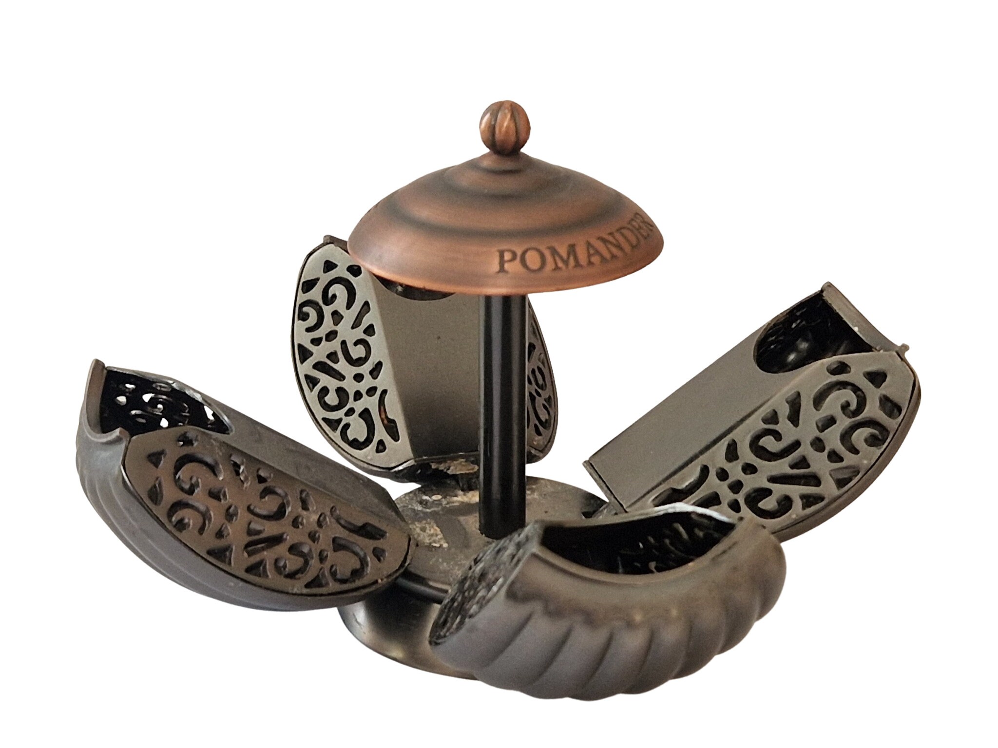 L'Occitane Pomander Metal Potpourri Holder, French Fragrance Diffuser