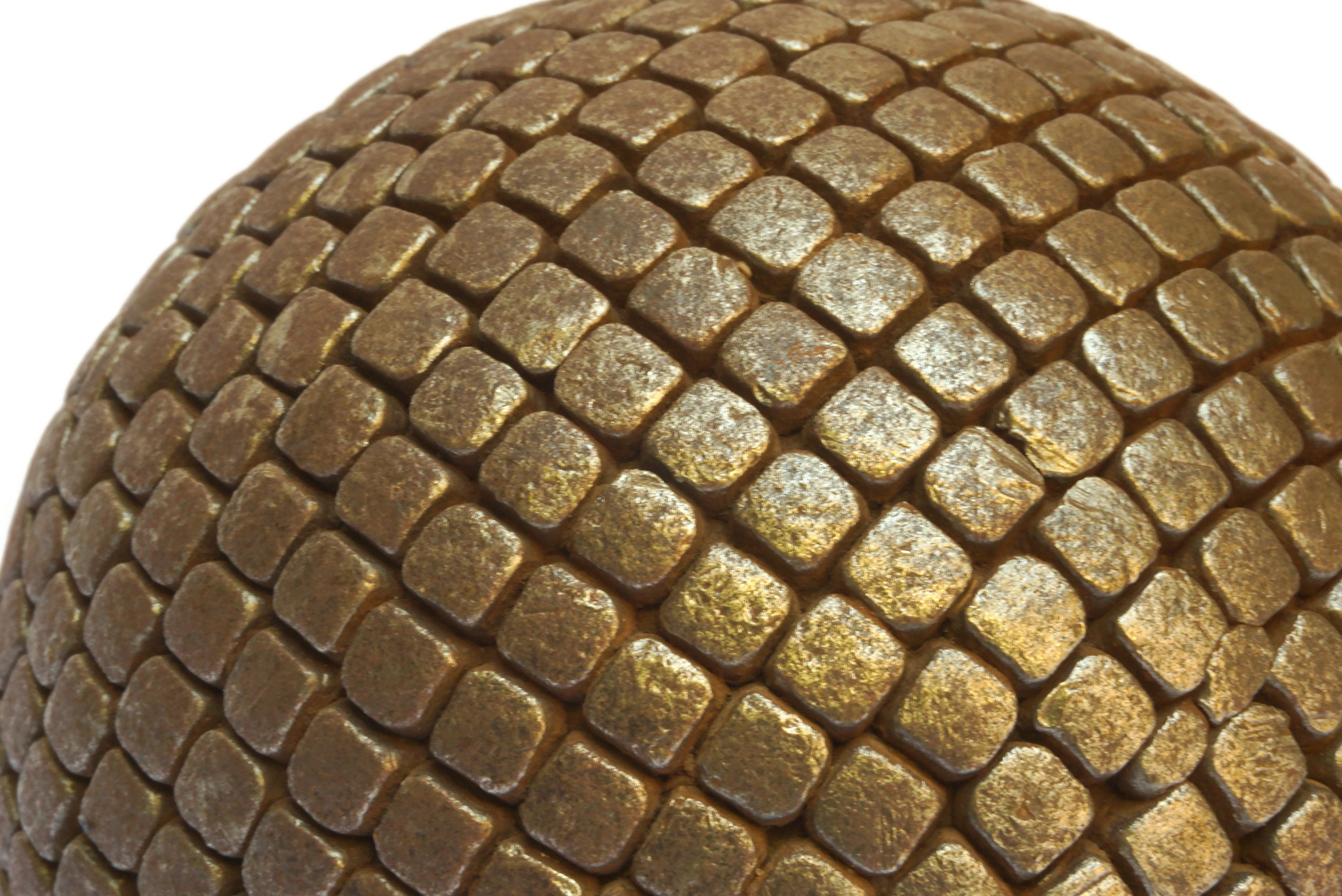 Antique French Petanque Bowling Balls with Nail Studs, Boules Lyonnaises