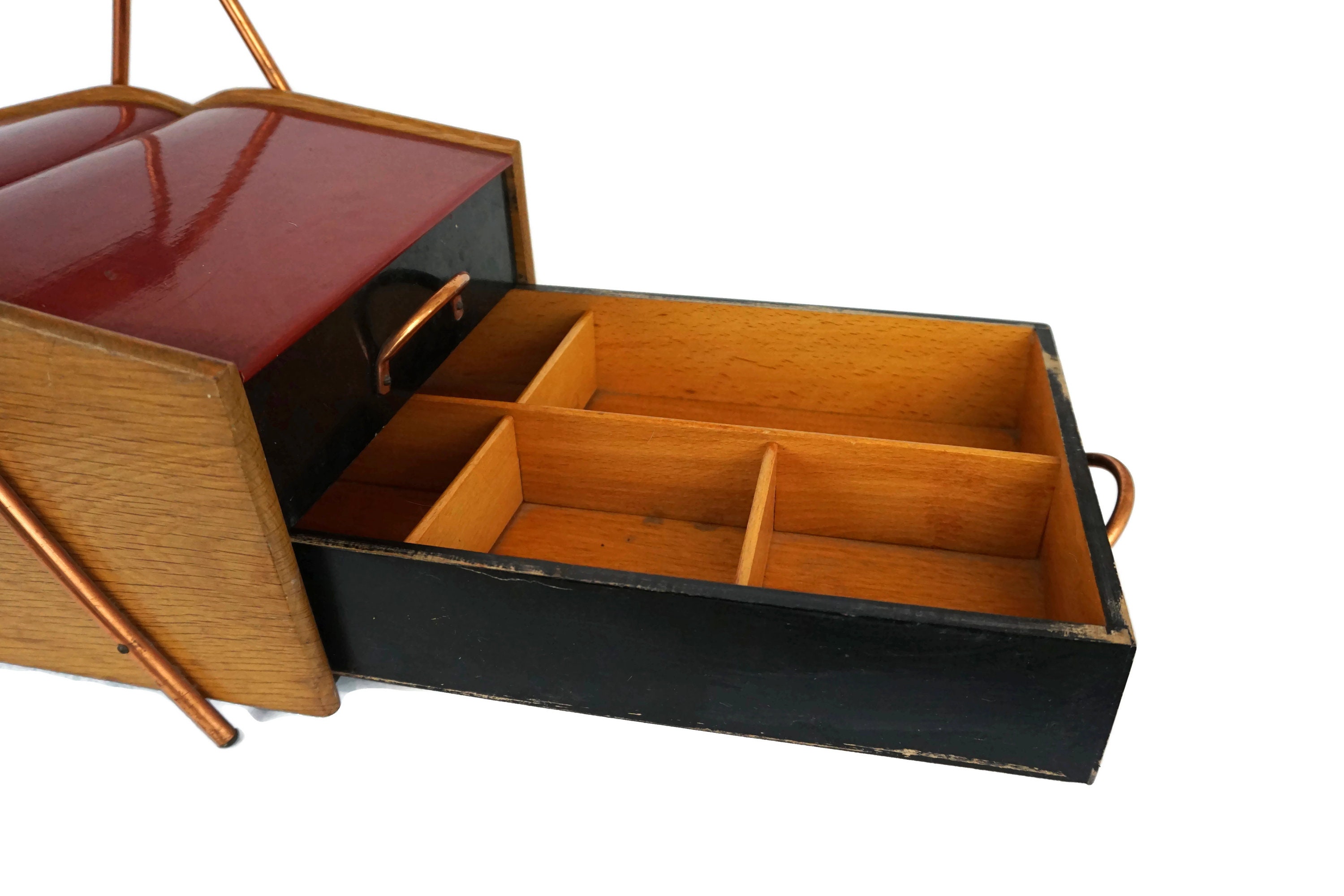 goki wooden sewing box