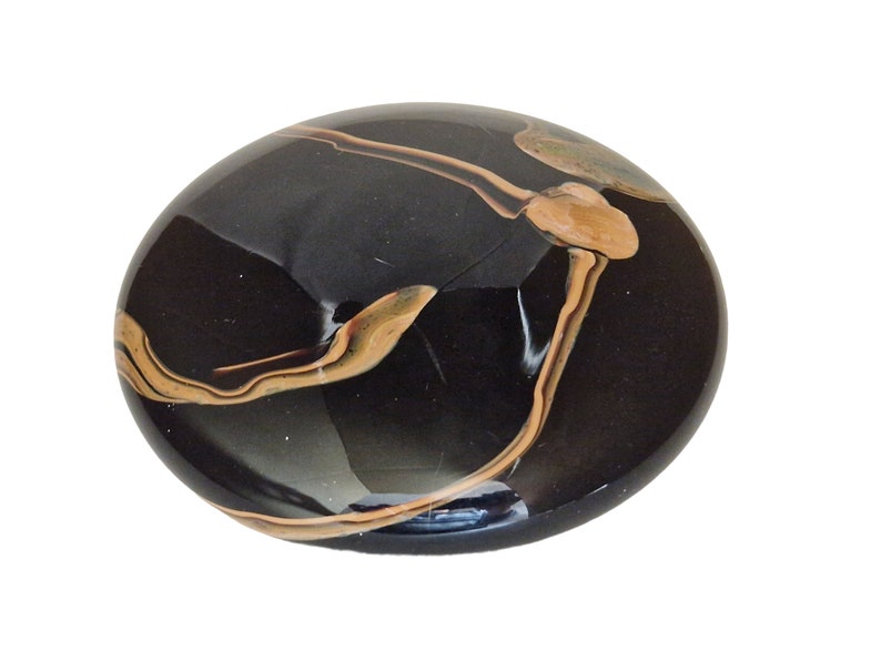 Vintage 1Maure Vieil Art Studio Glass Paperweight