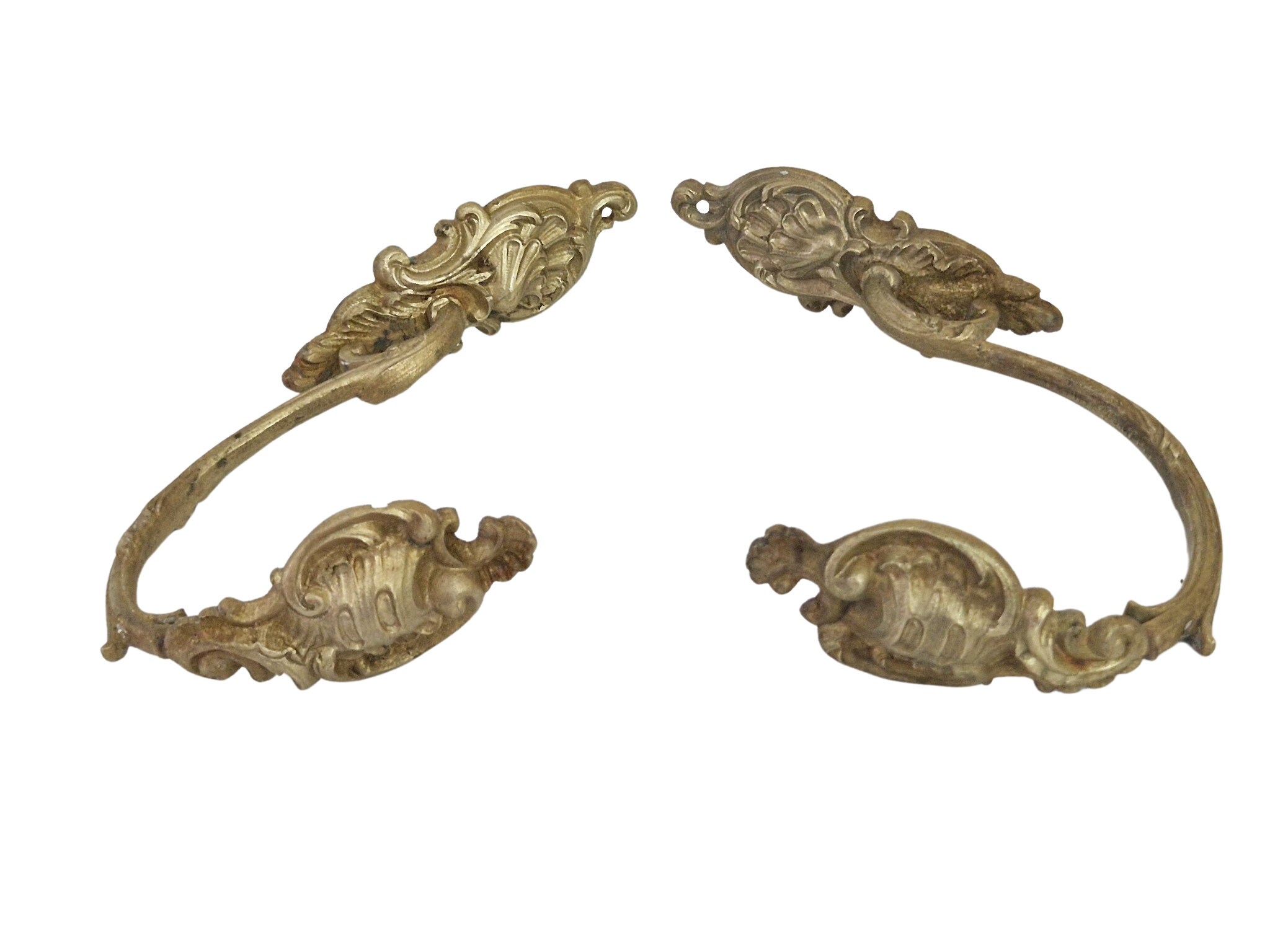 Antique Bronze Curtain Tie Backs, French Curtain Hold Back Hooks