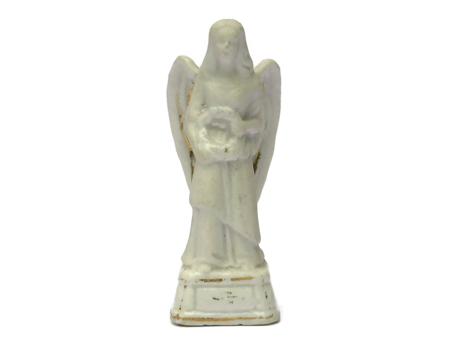 Antique Porcelain Angel Figurine.