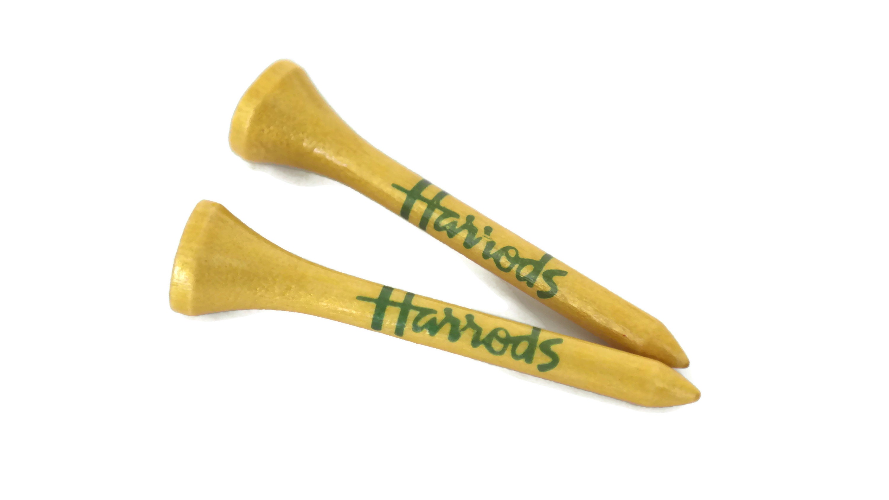 Vintage Harrods Golf Tee Set, Gift for Golfer