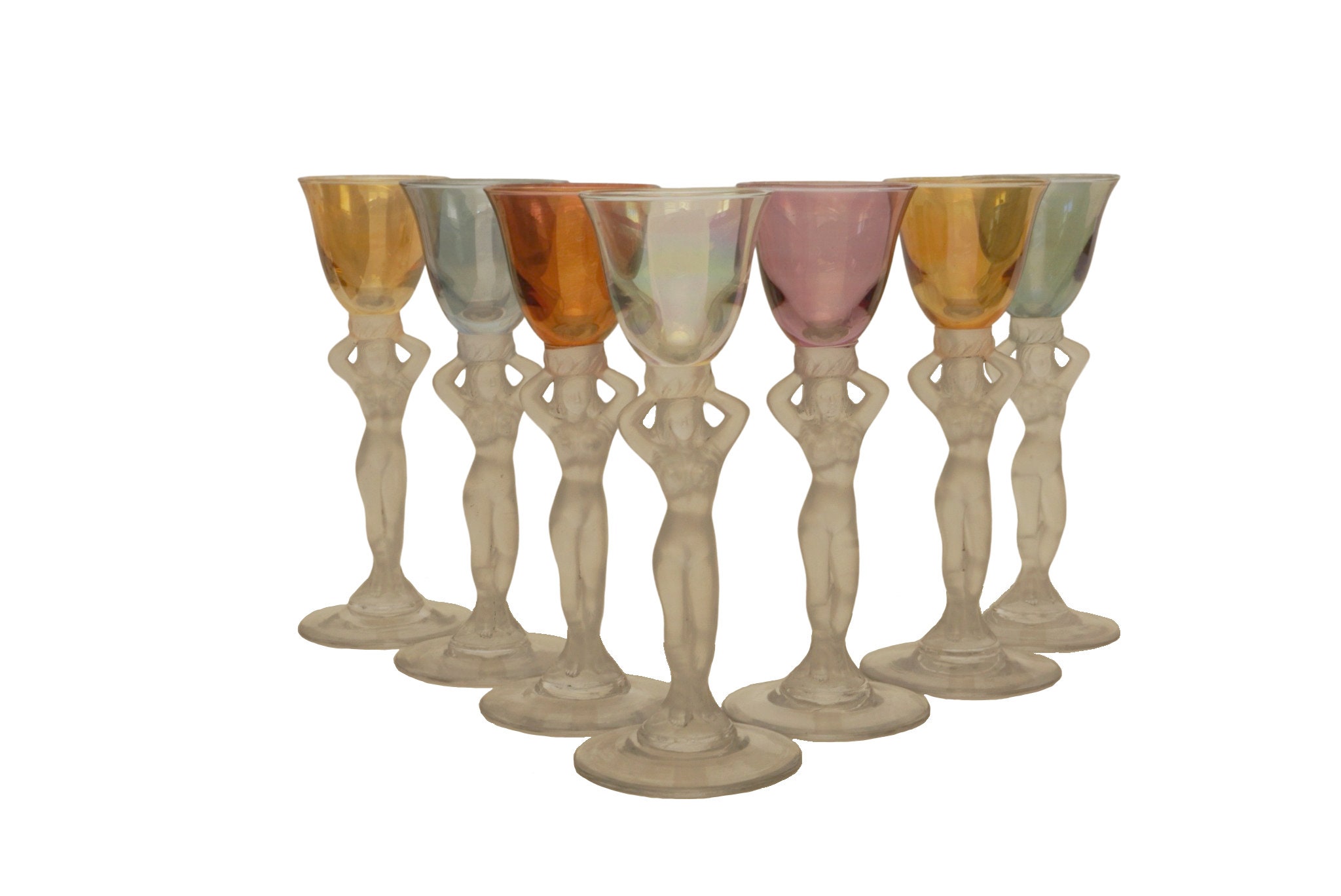 Nude Vintage Short Stem Glasses at