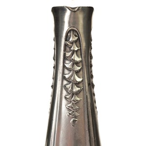 French Antique Art Nouveau Silver Vase by Gallia for Christofle