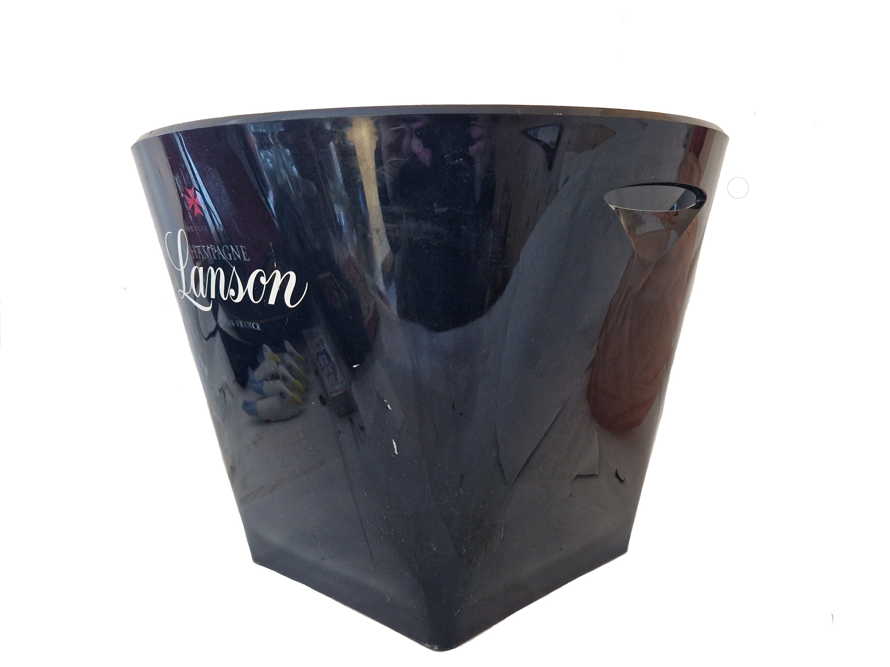 French Lanson Champagne Ice Bucket Chiller, Champagne Bath Cooler