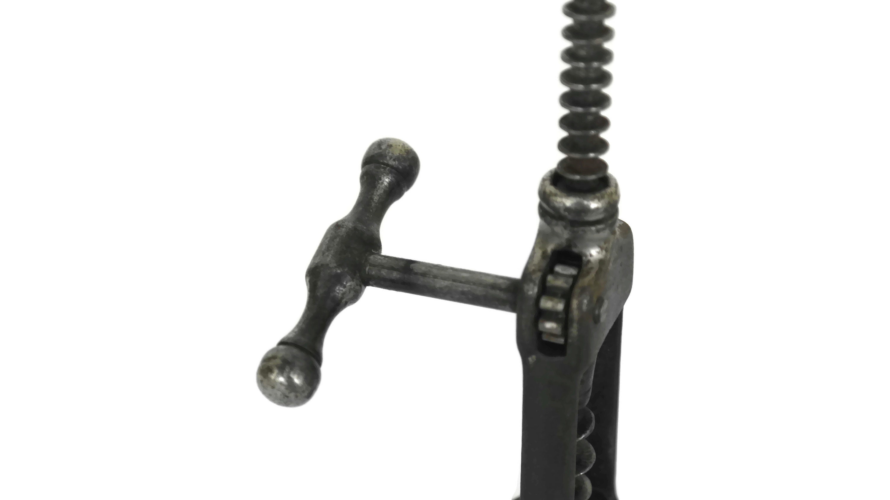 Antique French Rack and Pinion Corkscrew, King Screw, Collectible Wine