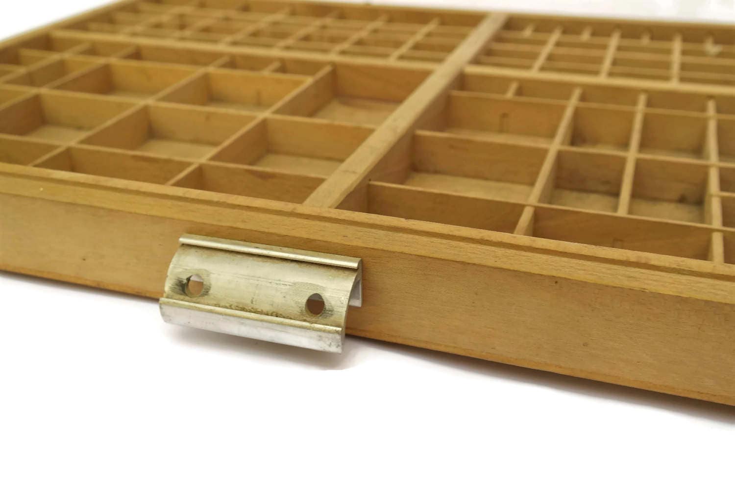 Vintage Letterpress Printers Tray. Printer Block Tray.