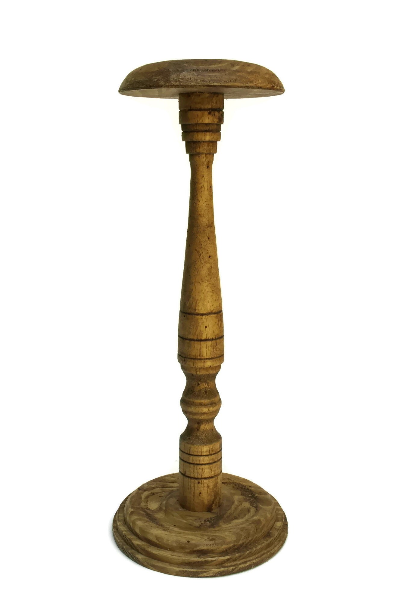French Wood Hat Stand. Vintage Hat Display Stand. Gift for Him.