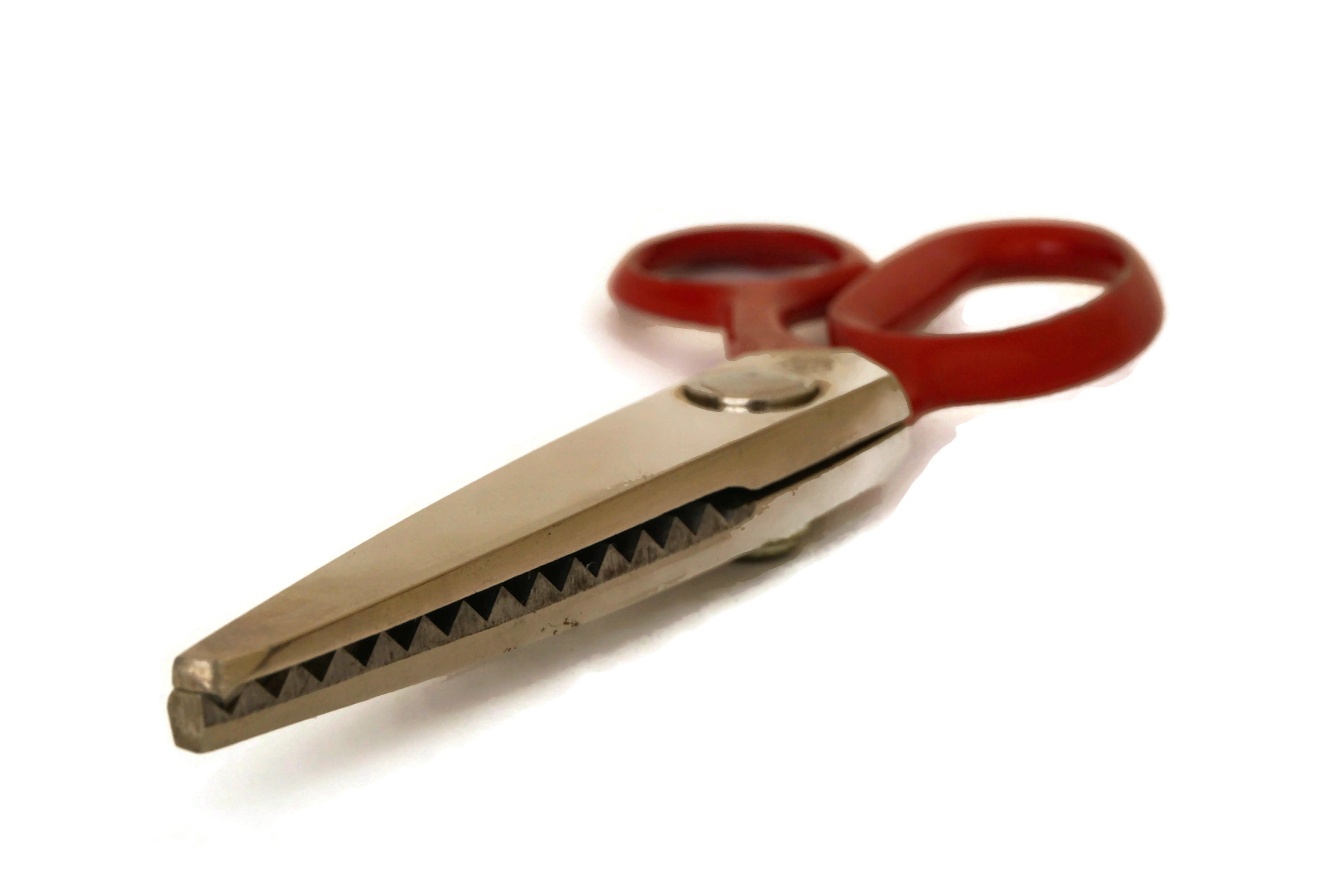 French Vintage Singer Pinking Shears, Stainless Steel Zig Zag Scissors