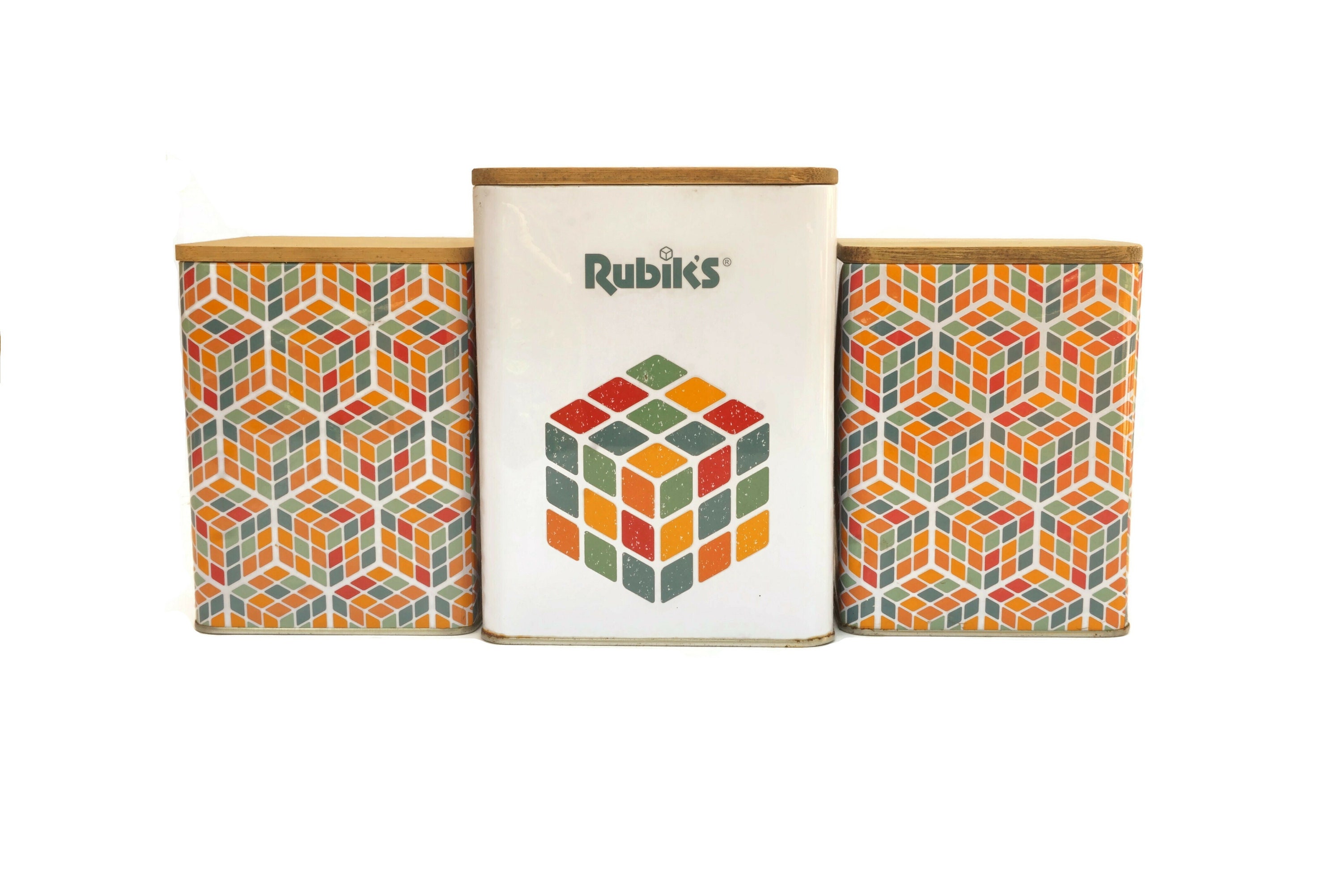 Cajas de almacenamiento de cubo de tinta de Rubik juego de 3 | Etsy