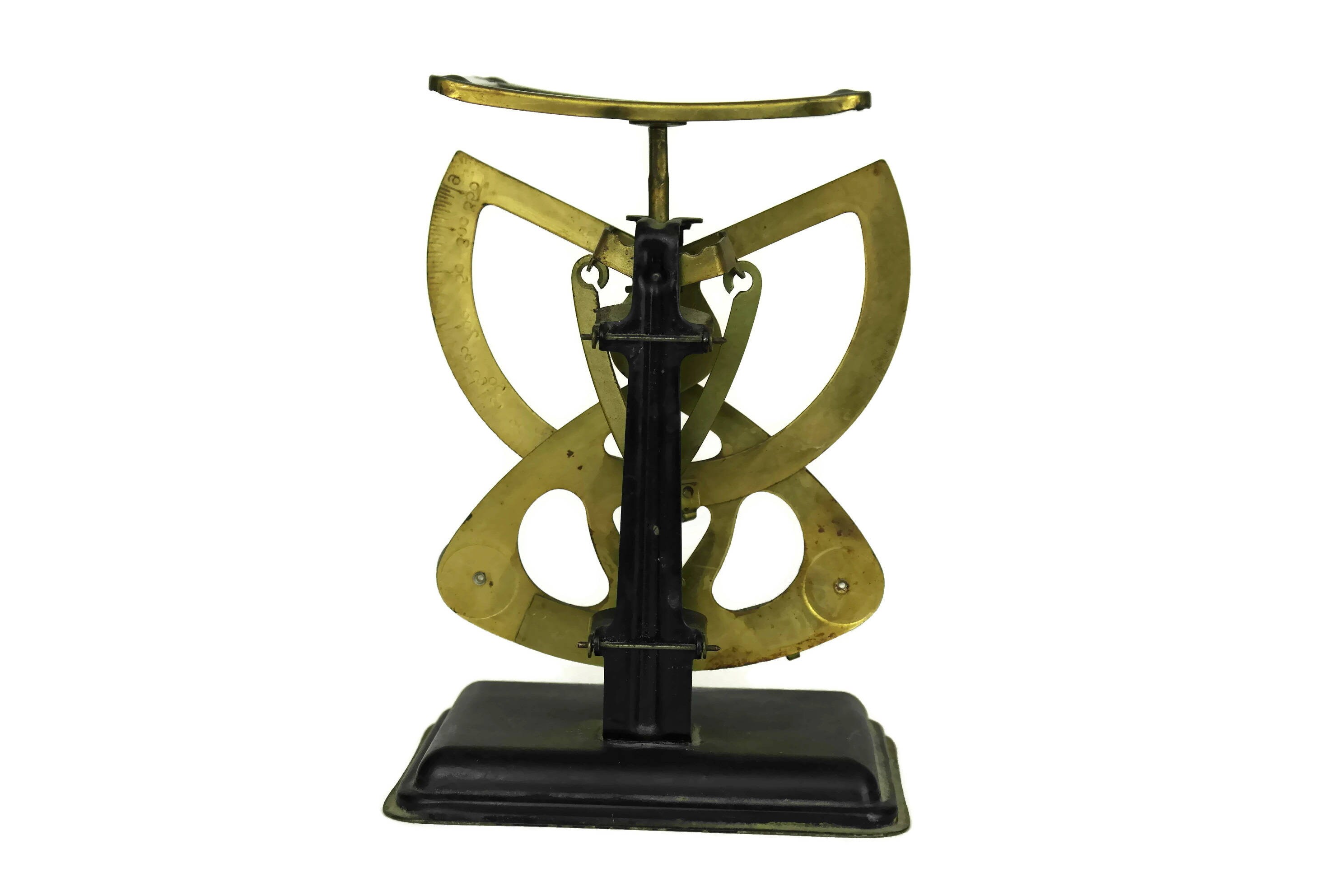 Antique Postal Scale. Original Columbus Bilateral. German Brass Letter