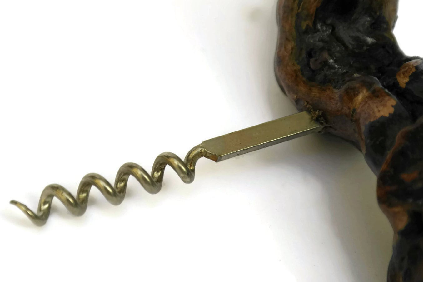 French Wine Bottle Opener. Grapevine Corkscrew.