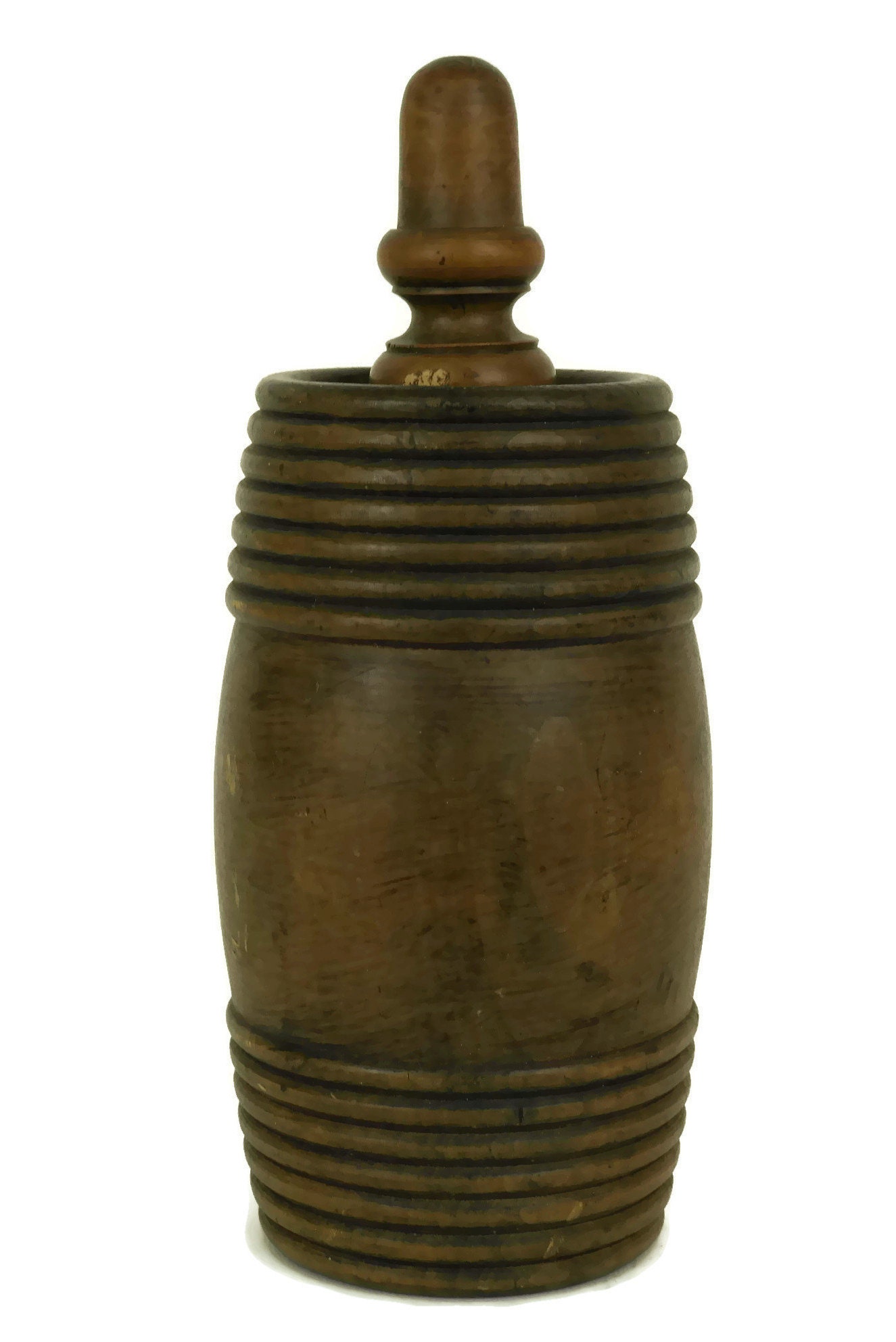 Antique Wooden Gun Powder Keg.