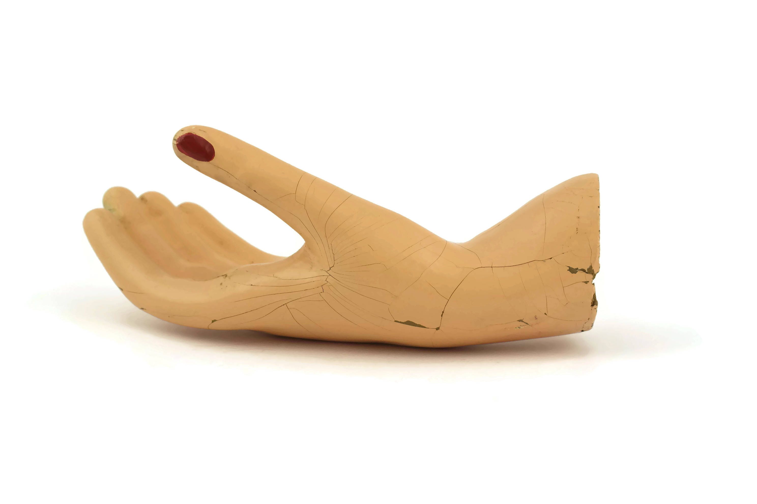 Vintage Mannequin Hand Model. French Store Display Model Hand. Artists