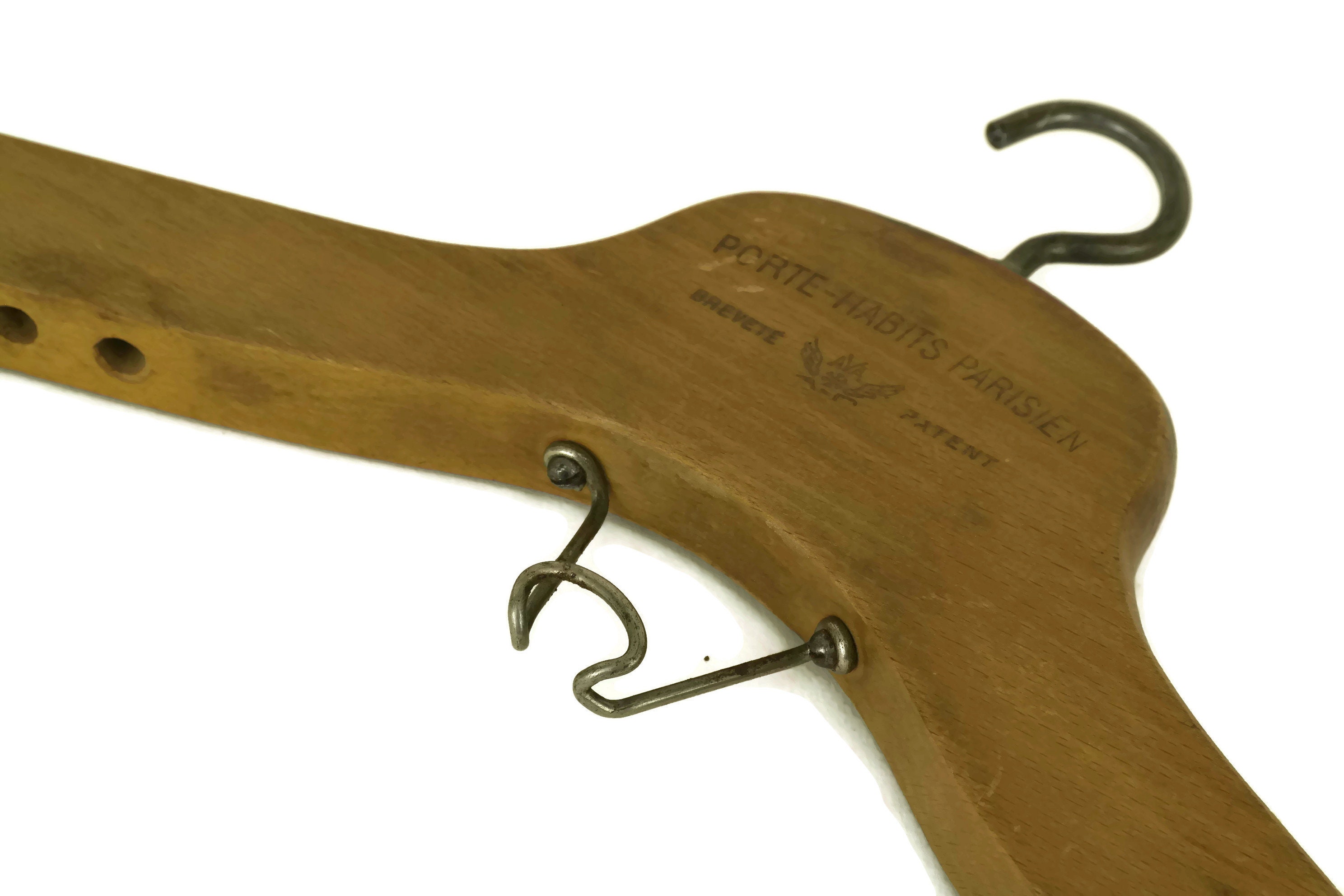 Antique Wooden Coat Hanger.