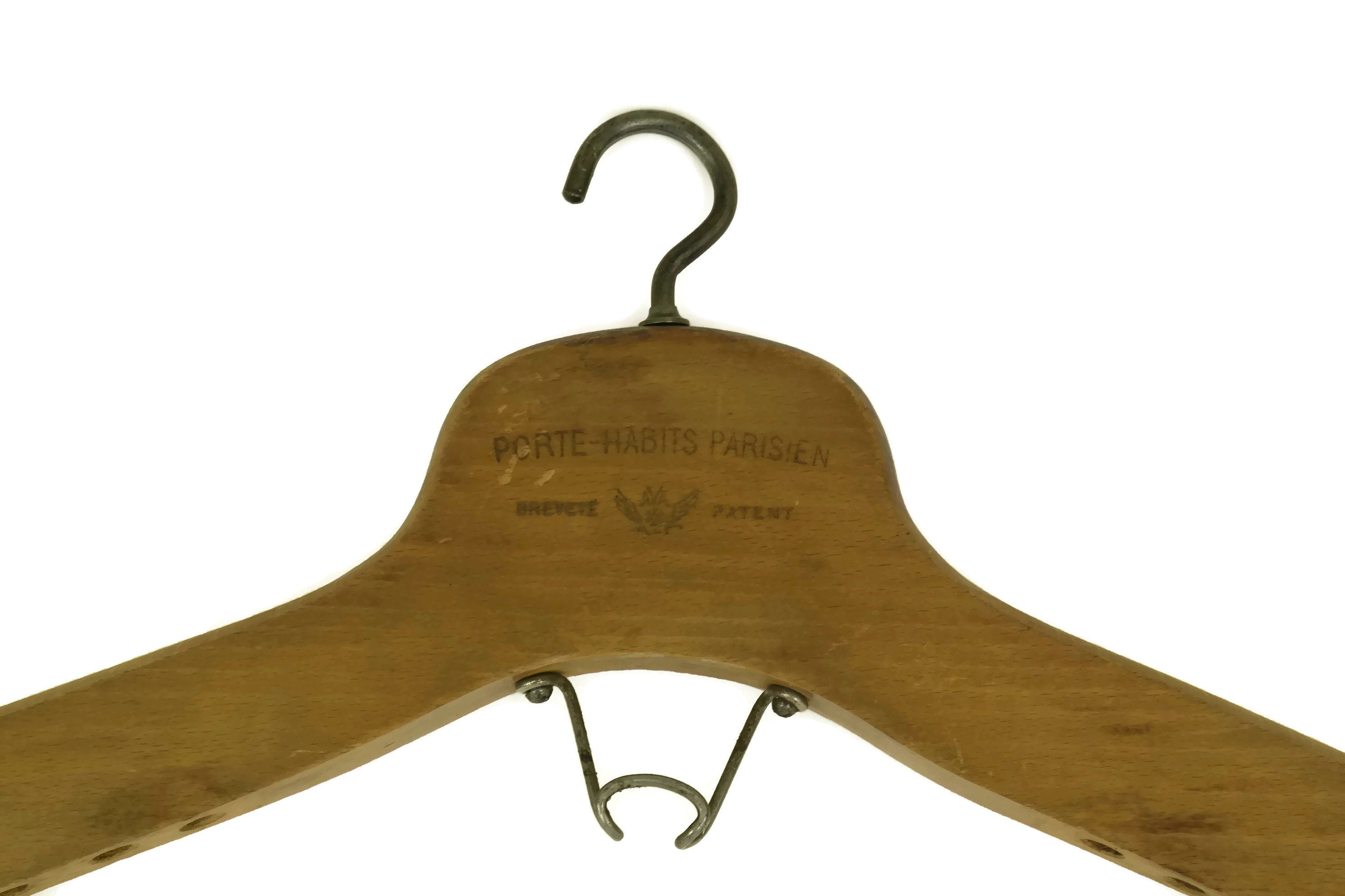 Antique Wooden Coat Hanger.