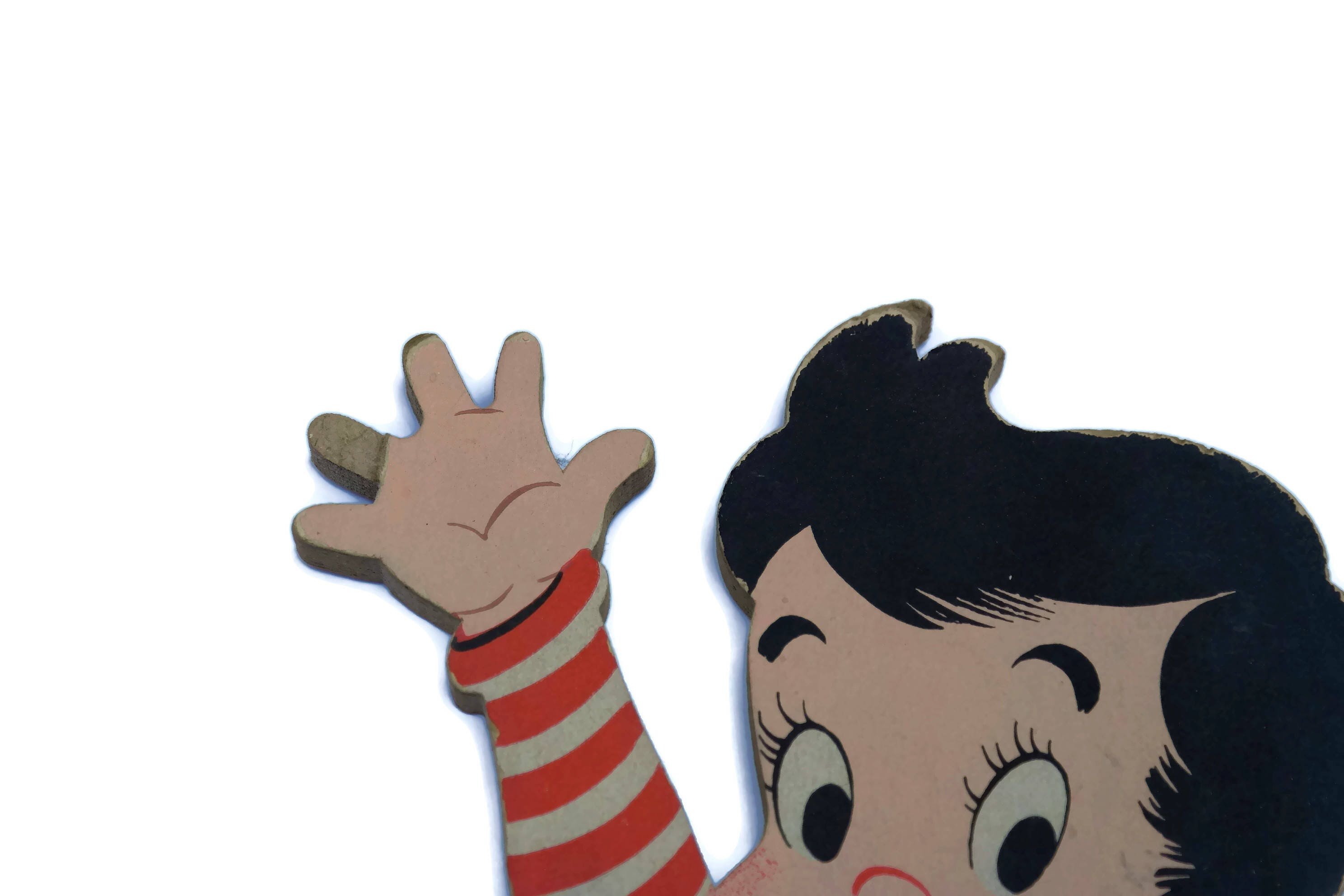 1940s Vintage Jack and Jill Nursery Wall Art Decor.