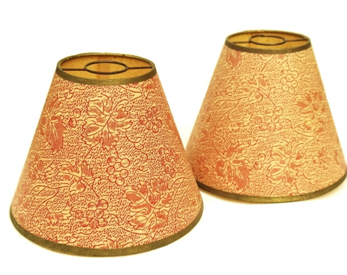 Parchment Lamp Shades. Painted Paper Candle Shades. Etsy