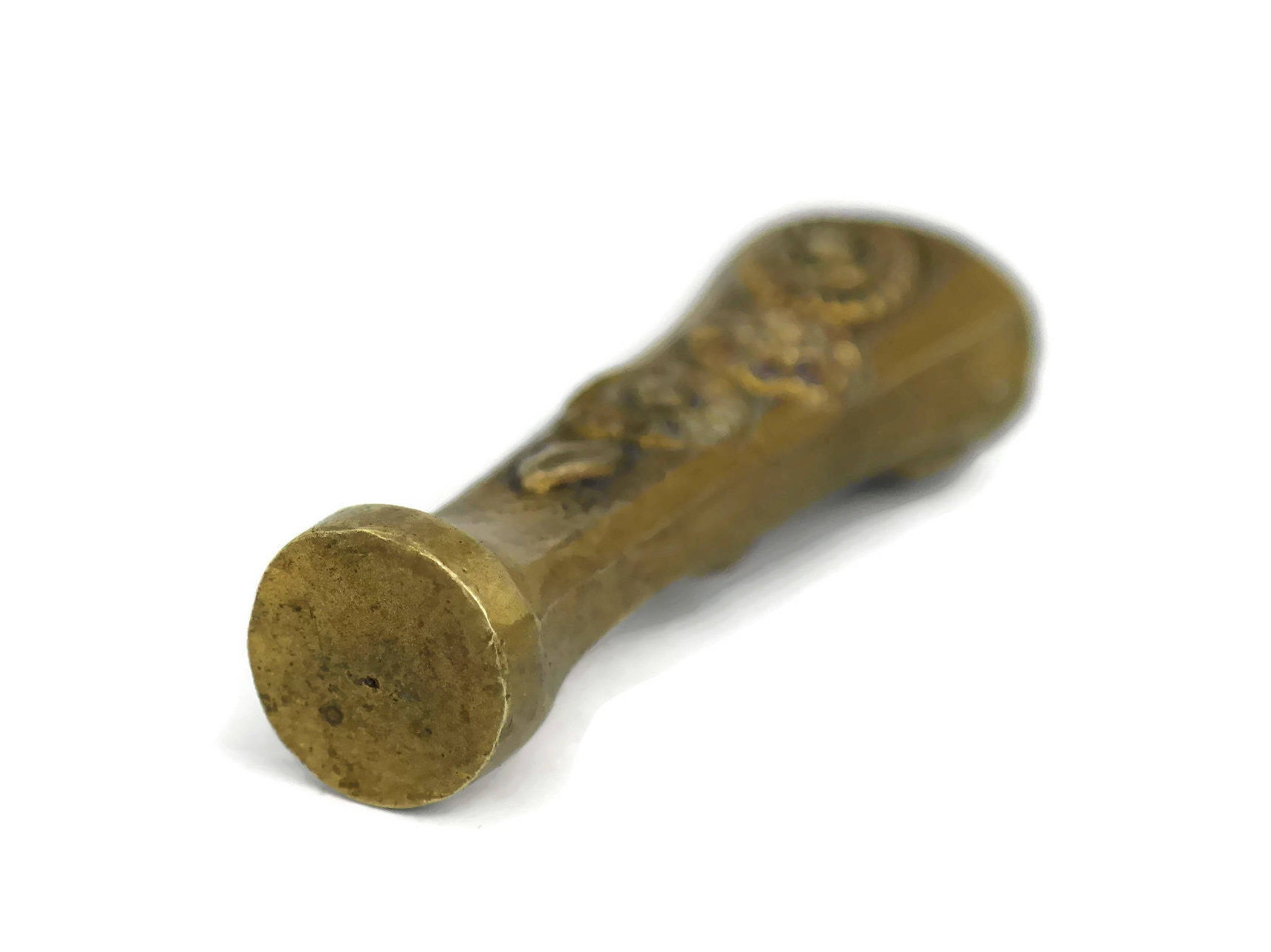 French Art Nouveau Bronze Wax Seal by Perrin.