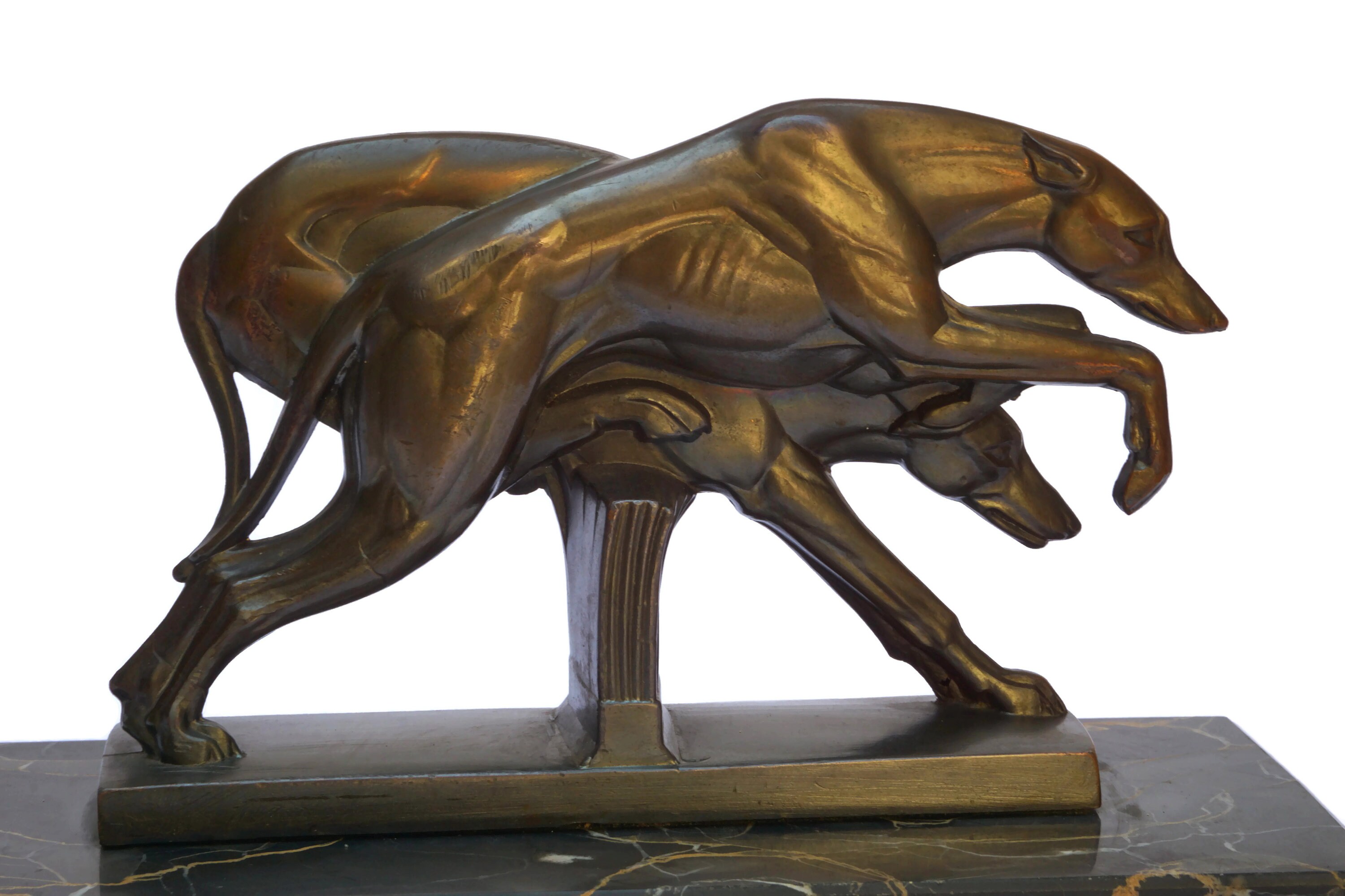 RESERVED for Allan. Art Deco Racing Greyhound Dog Statue, Animal Lover Art and Gifts