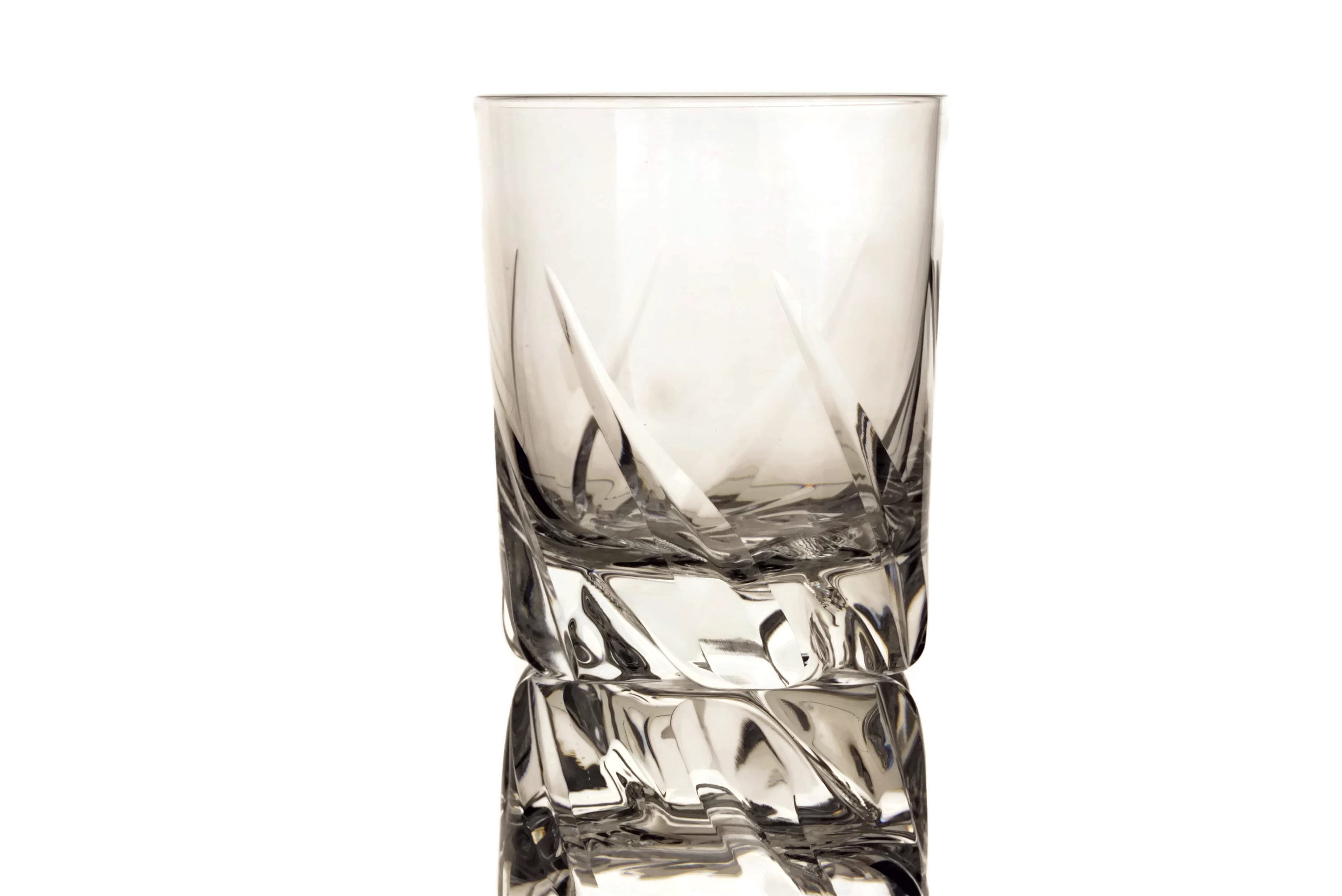 Daum Crystal Cocktail Glasses Set of 4, Vintage French Barware and Bar