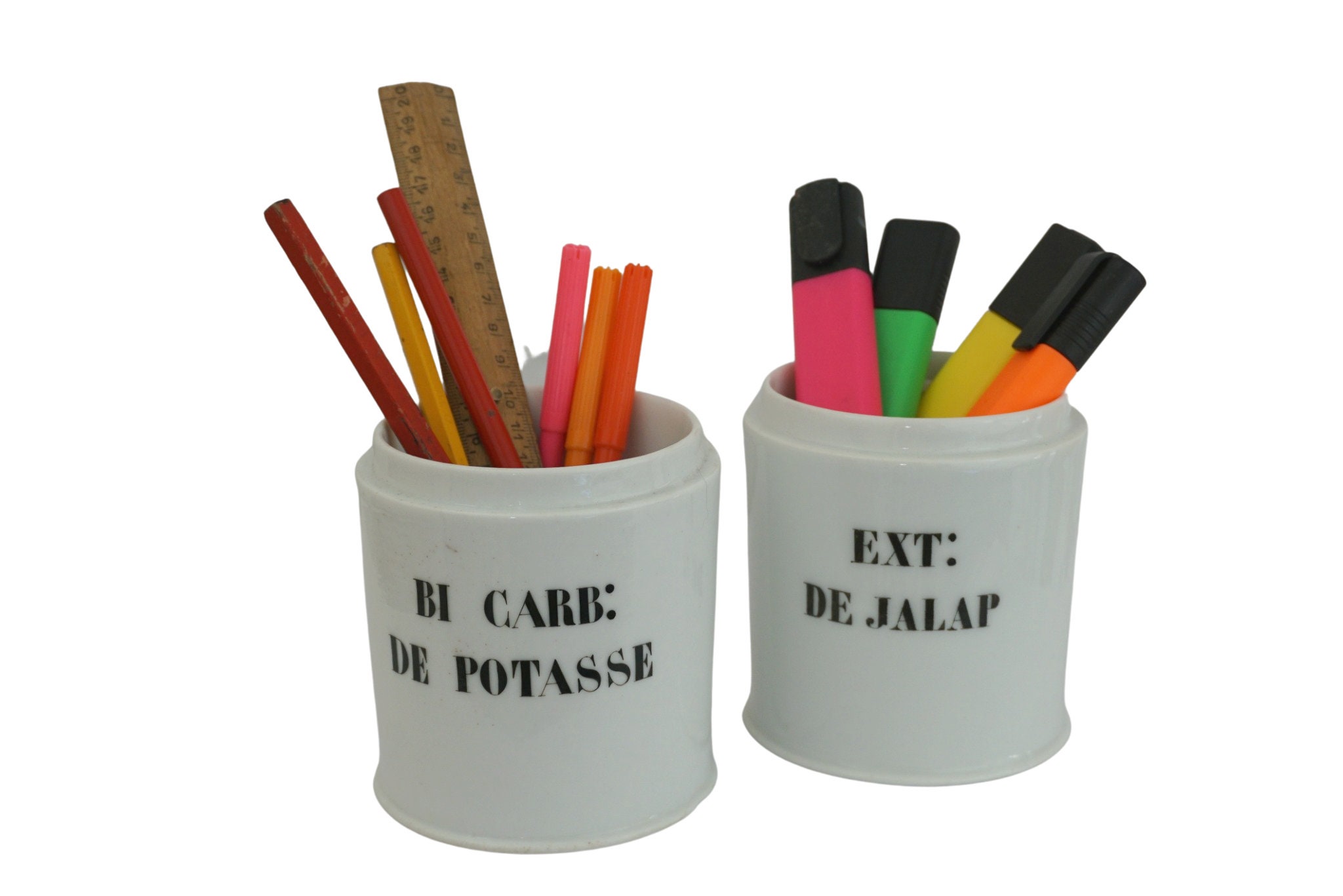 Paire De Pots D'apothicaire