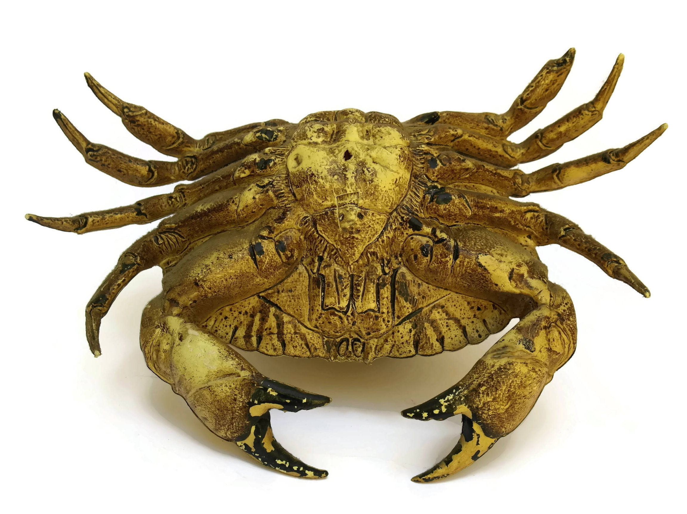 Giant Crab Model. Seafood Store Display. Fake Food Prop. Beach House Decor.