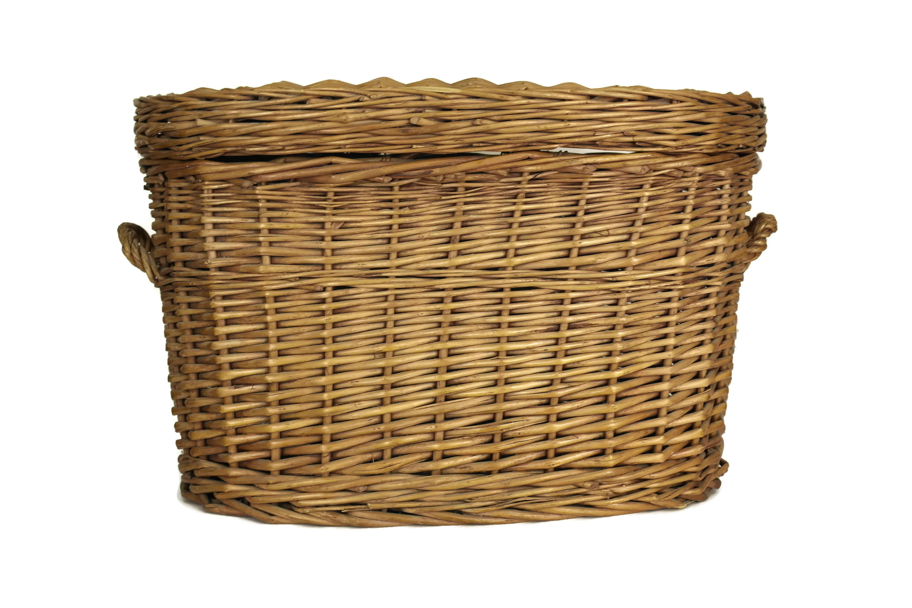 French Laundry Basket with Lid.