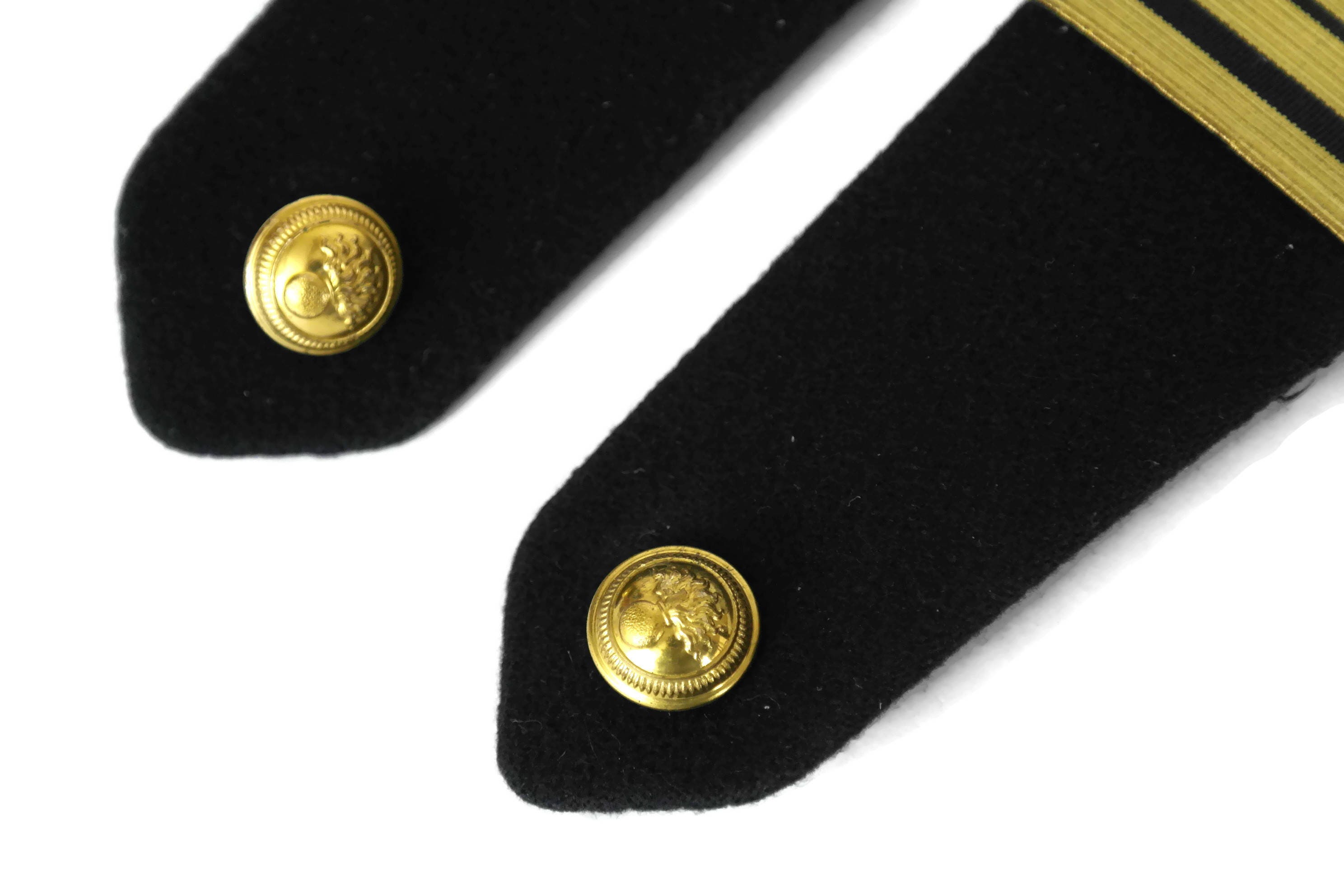 Vintage Military Epaulettes. French Army Insignia Uniform Shoulder ...