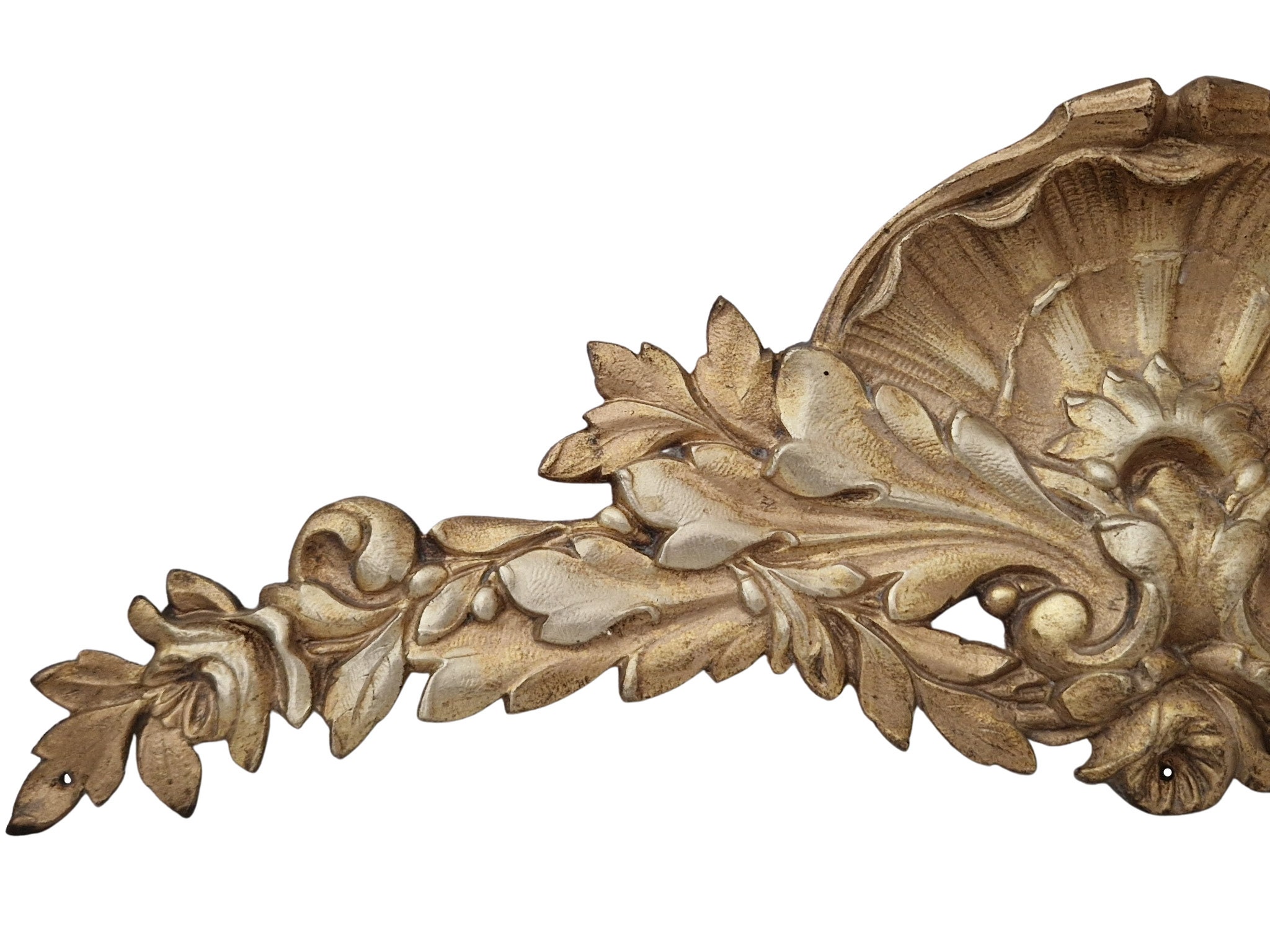 Antique French Bronze Furniture Pediment, 19th Century Furniture Molding