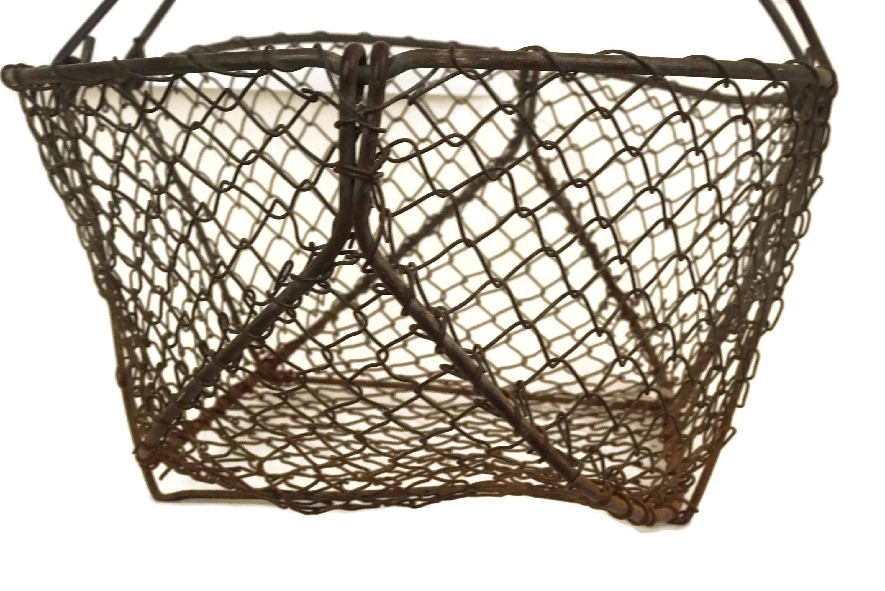 Antique French Oyster Basket