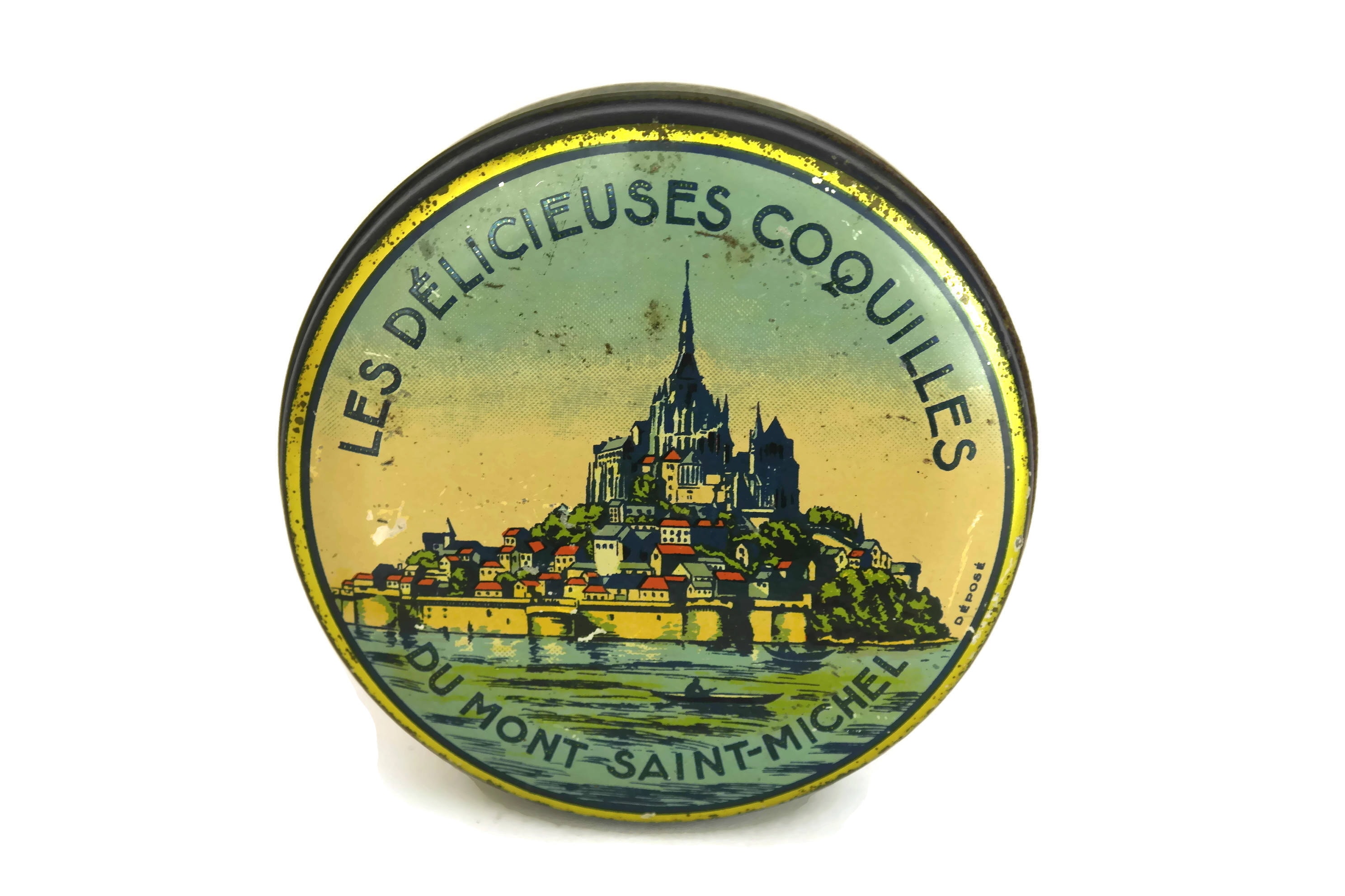 Mont Saint Michel Souvenir Tin Box. Vintage French Candy Box Etsy