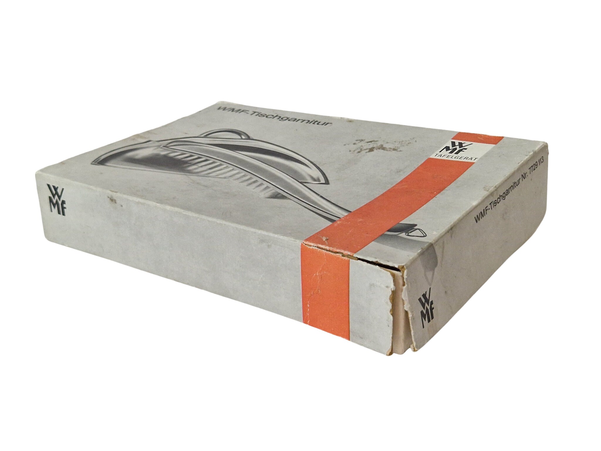 WMF Metal Crumb Tray and Table Brush Set, Vintage Silent Butler