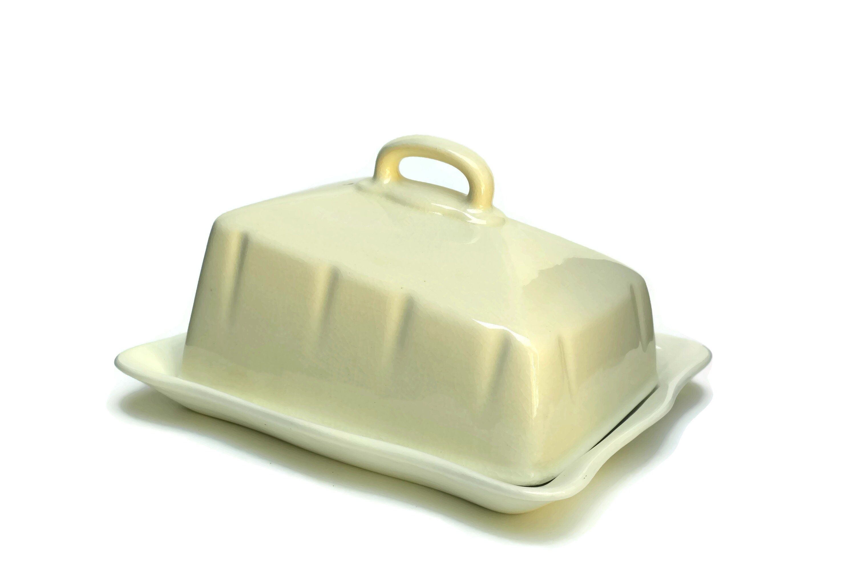 English Ironstone Butter Dish.